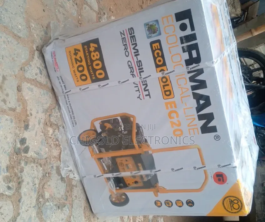 Original Firman Eco Gold Model Eg 20 100% Copper Coil 4.5 kVA