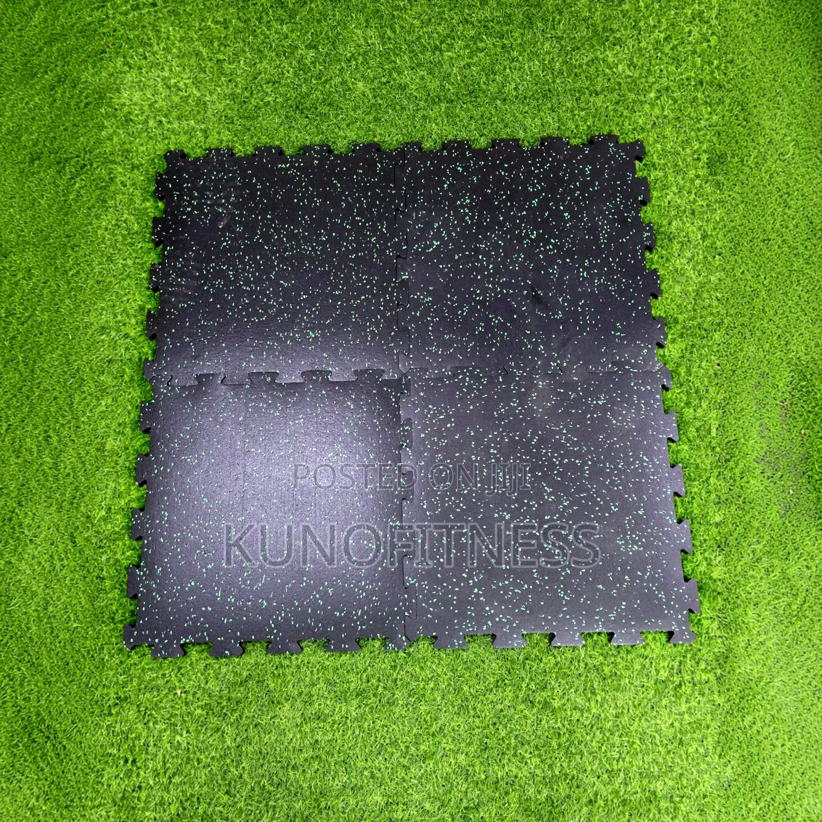 Rubber Gym Mat 20mm Interlocking Heavy Duty – 4pcs