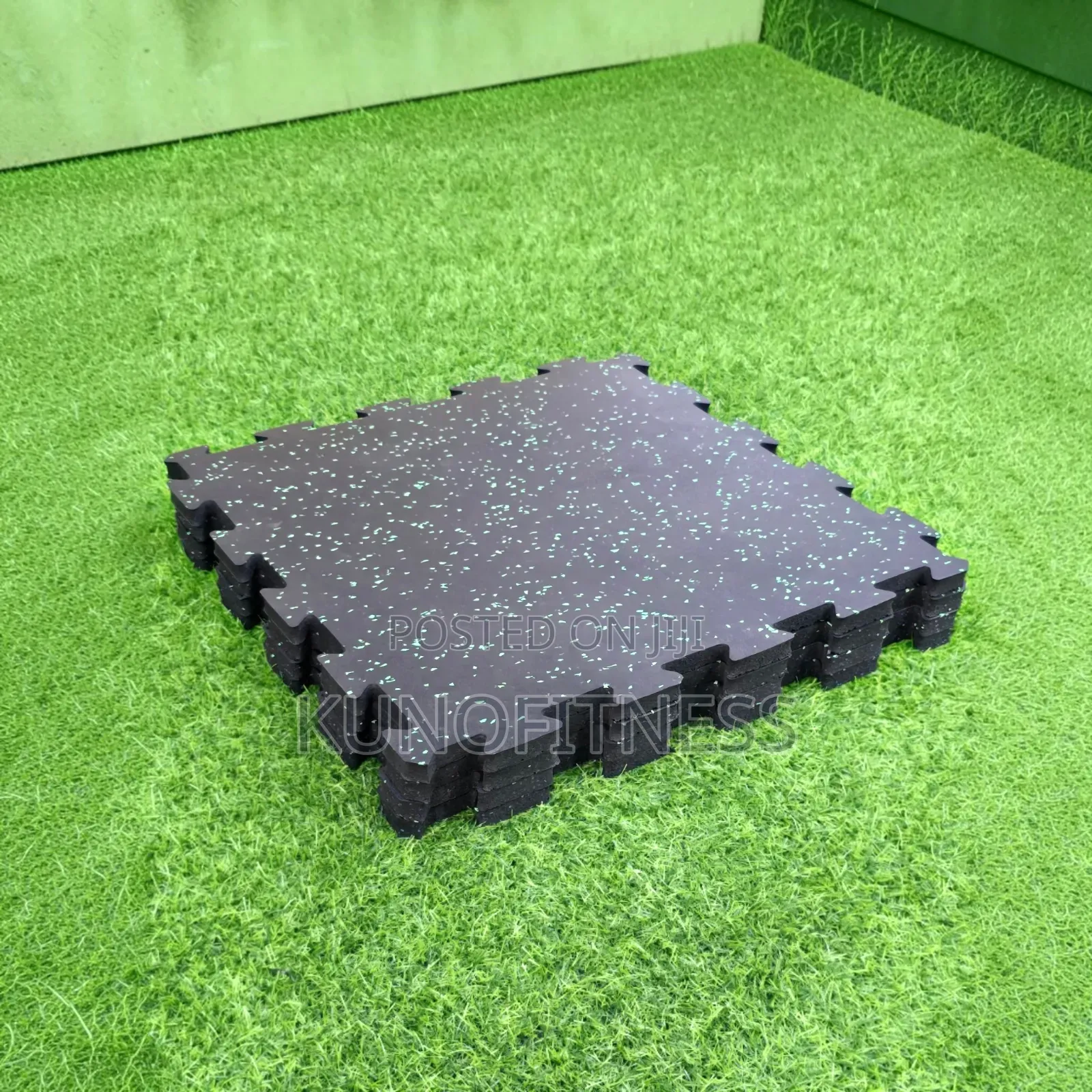 Rubber Gym Mat 20mm Interlocking Heavy Duty – 4pcs