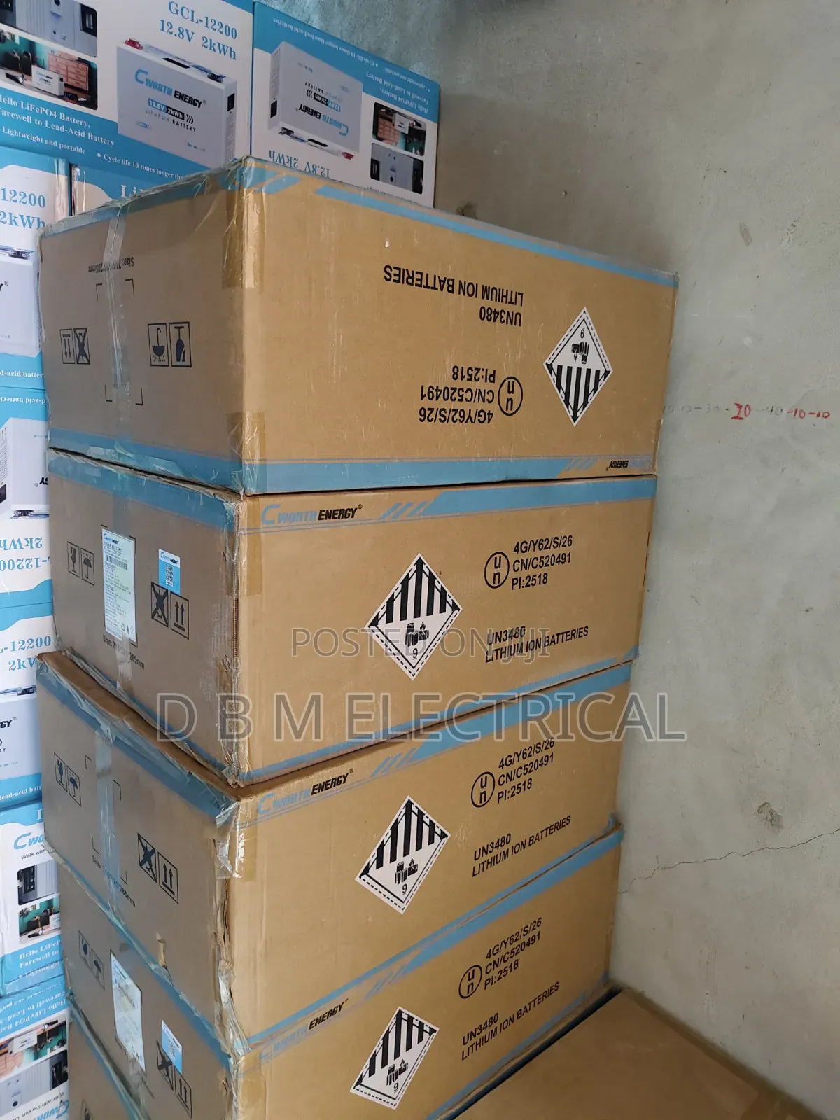 5kwh 24v Cworth Solar Lithium Battery