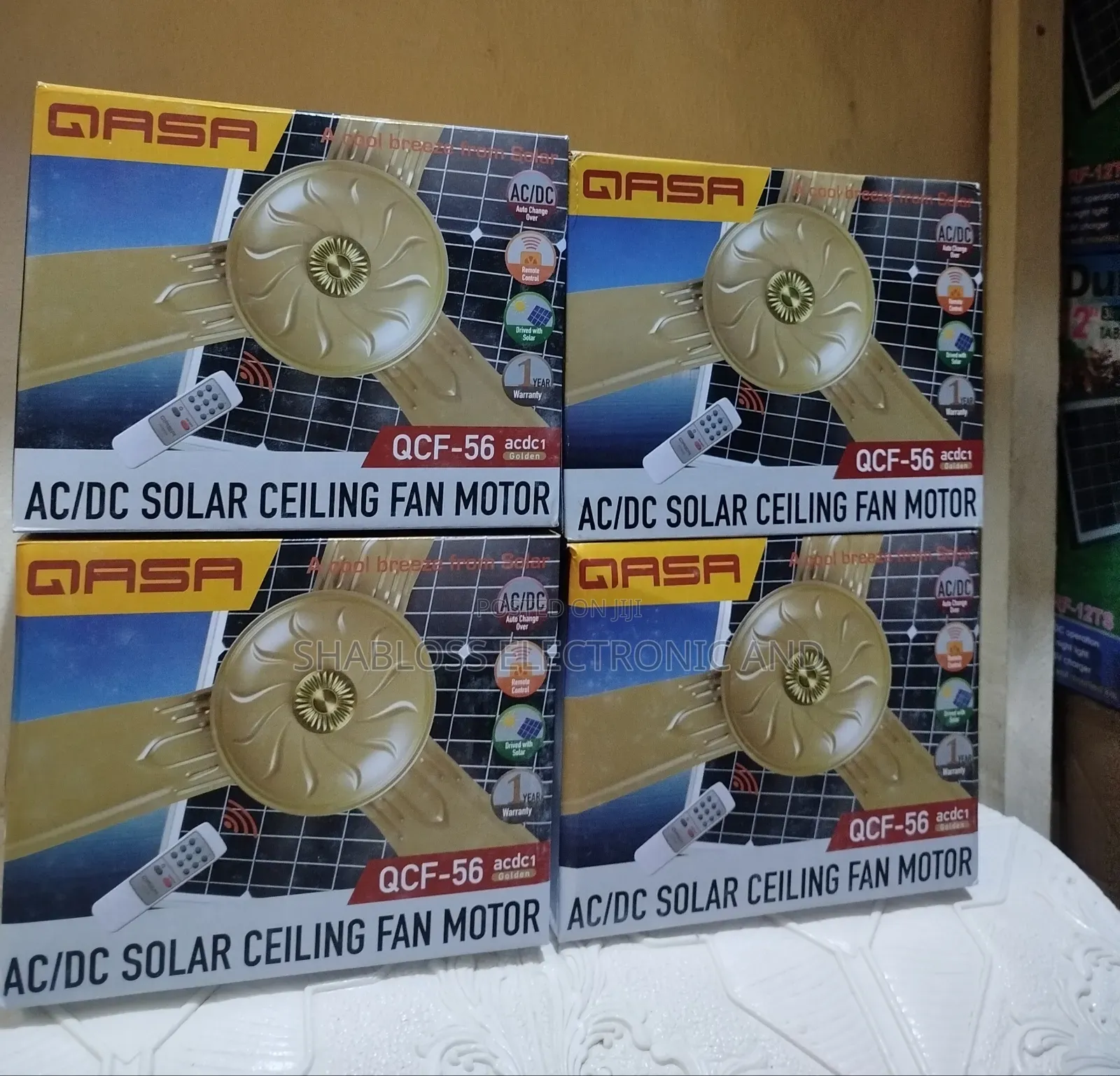 56" AC DC Qasa Ceiling Fan Wholesale/Nigeria