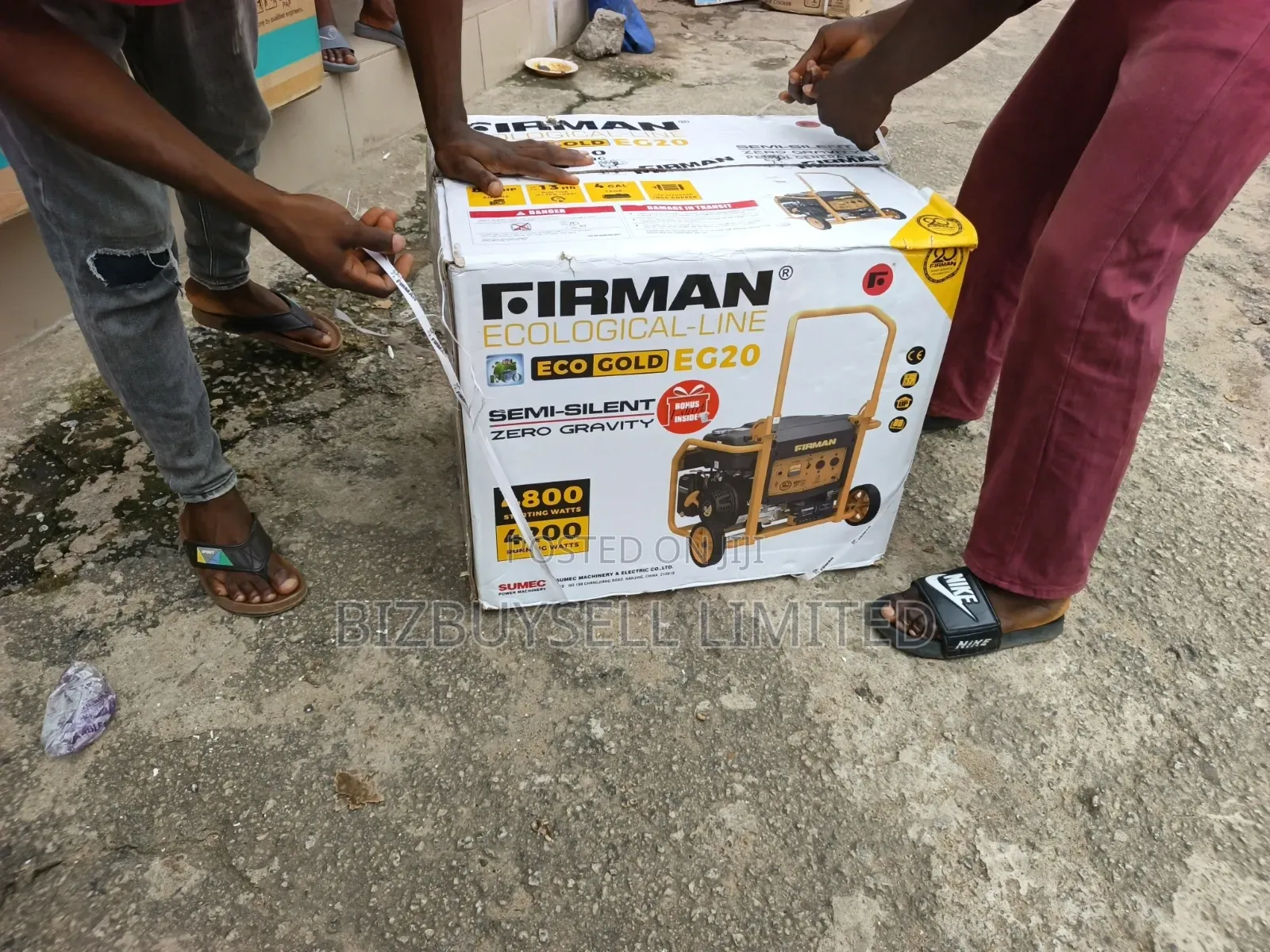 4.8kva/4.2kva Sumec Firman, Eco Gold EG20 Semi Silent With Key Starter