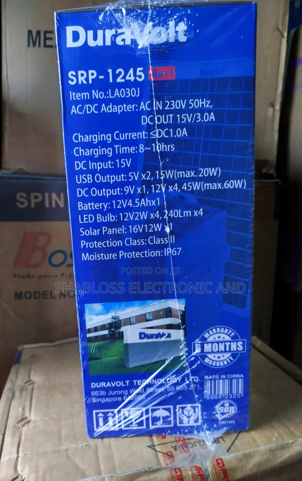4in1 Duravolt Solar Portable Power Wholesale/Nigeria