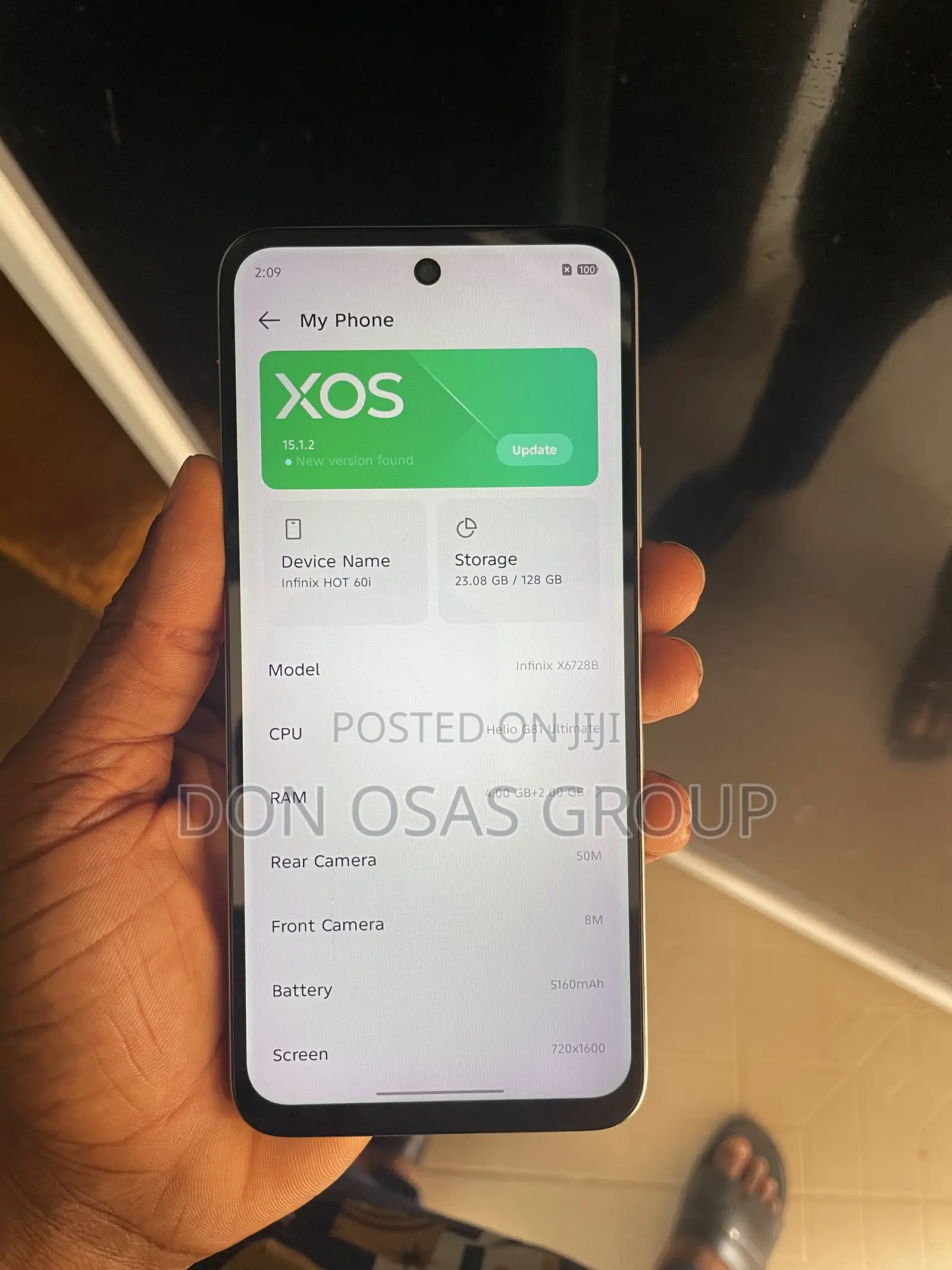 Infinix Hot 60i 128 GB White