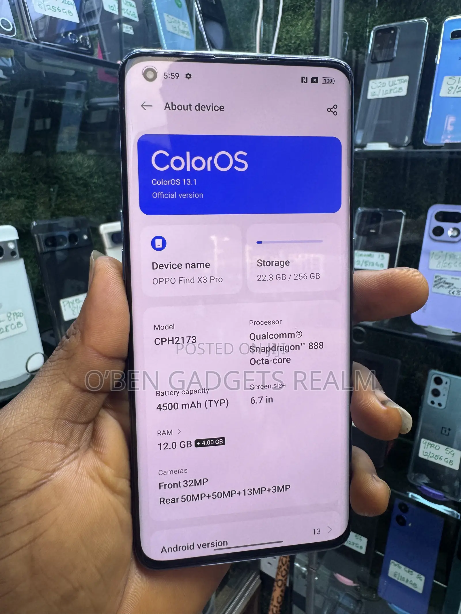 Oppo Find X3 Pro 256 GB Blue