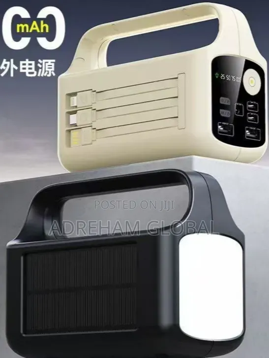 30,000mah PD Strong Fast Charging Power Bank With Cords and Led,