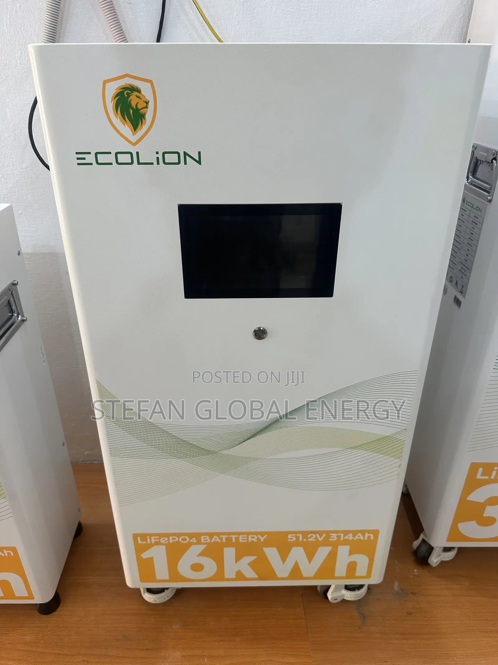 16kwh .51.2V .314AH ECOLION Littium Battery