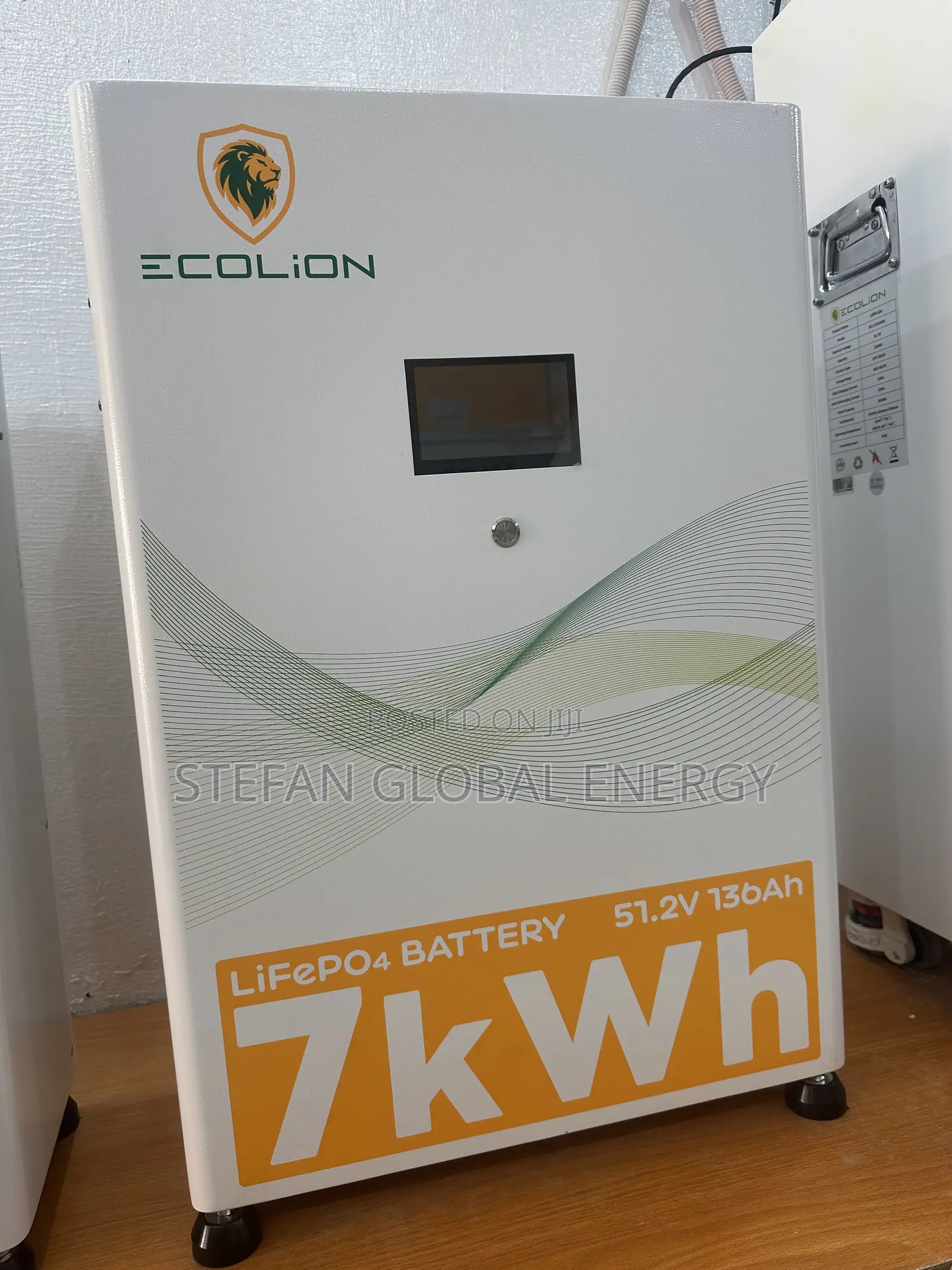 7.68kwh .51.2v .136Ah Ecolion Littium Battery
