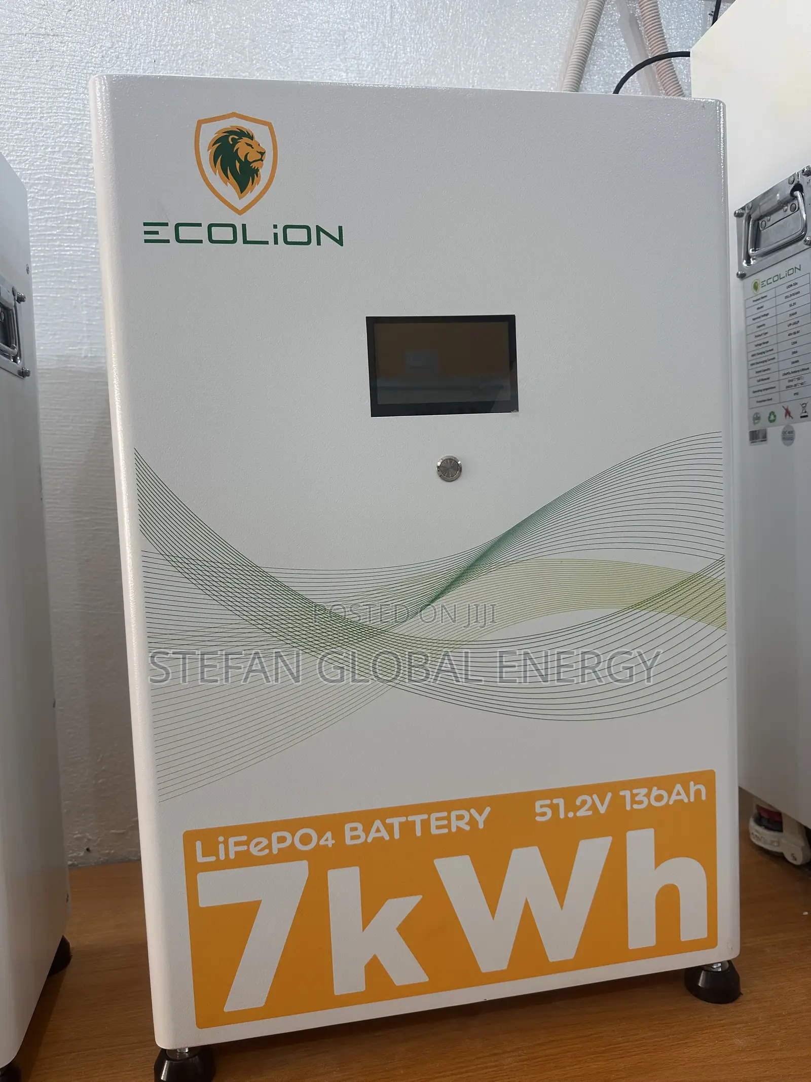 7.68kwh .51.2v .136Ah Ecolion Littium Battery