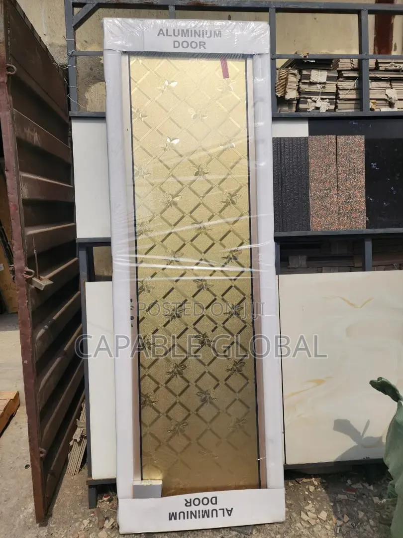 Decorative Gold Aluminium Door for Sale