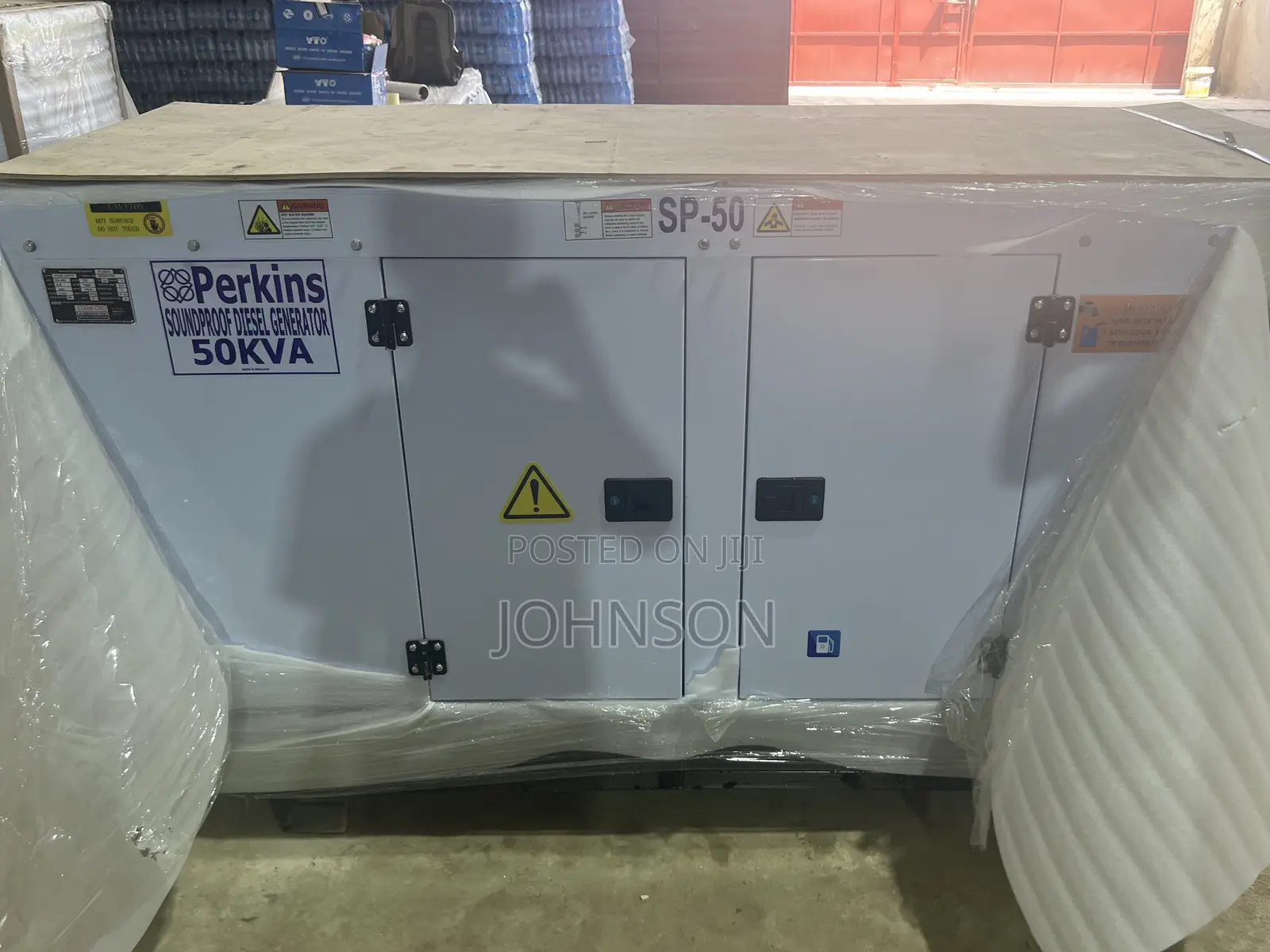 Perkins Soundproof Generator 50kva Brand New
