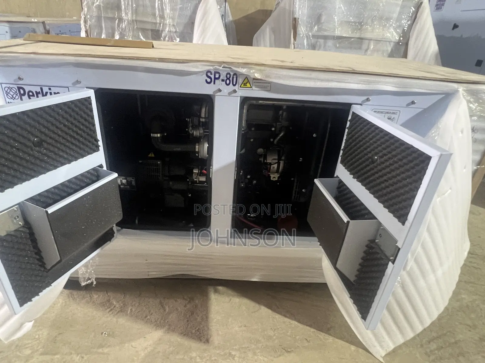 80kva UK  Perkins Soundproof Diesel Generator 100% Copper