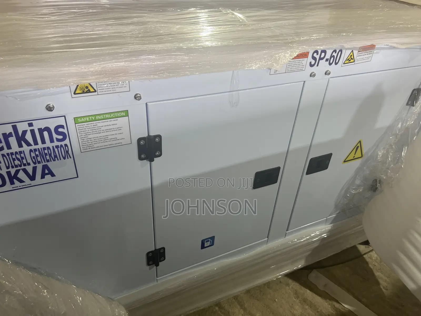 60kva UK  Perkins Soundproof Diesel Generator 100% Copper