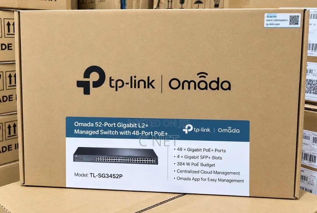 TP-Link Omada TL-SG3452P 52-Port Gigabit PoE+ Switch
