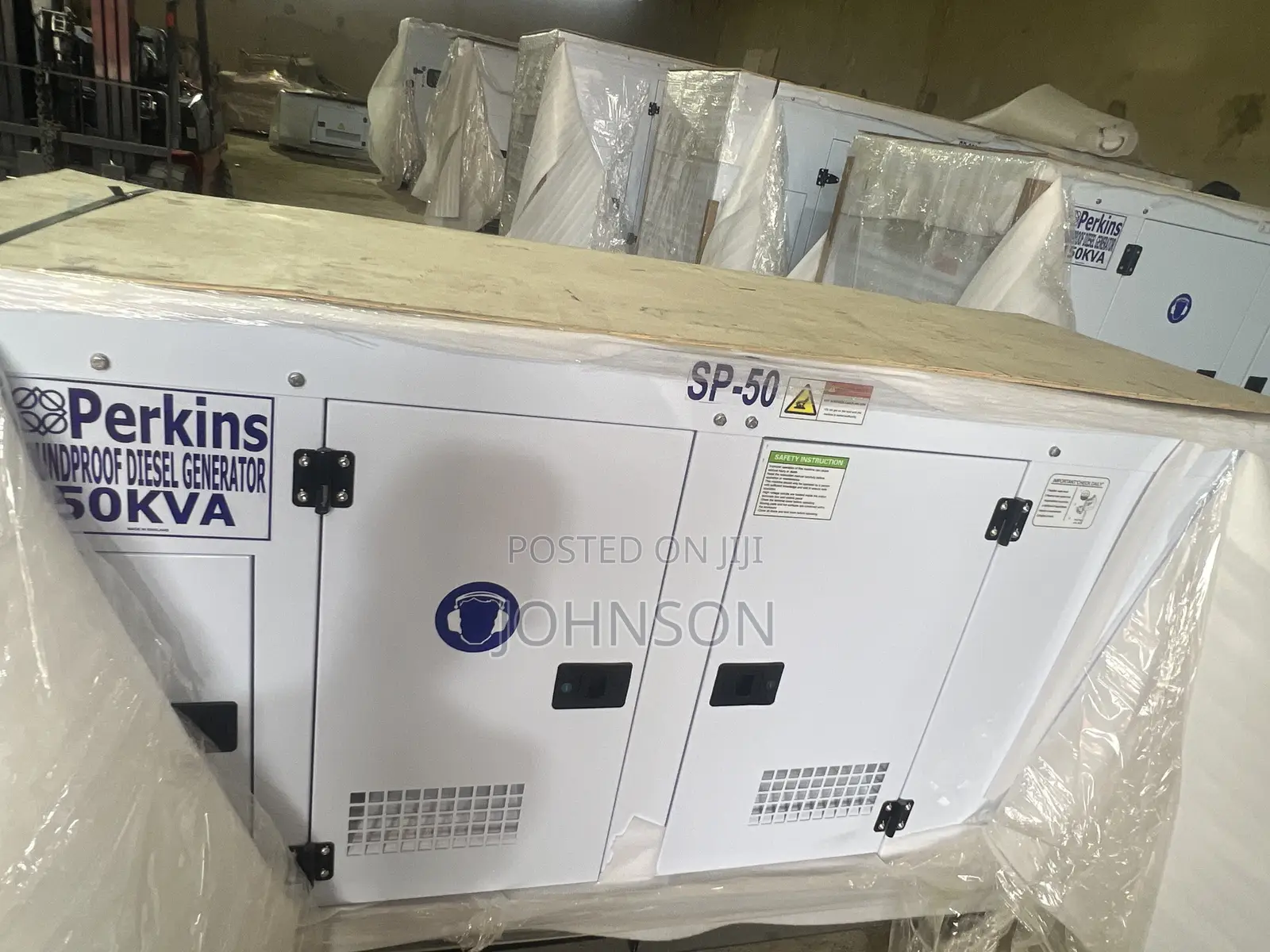 50kva UK  Perkins Soundproof Diesel Generator 100% Copper