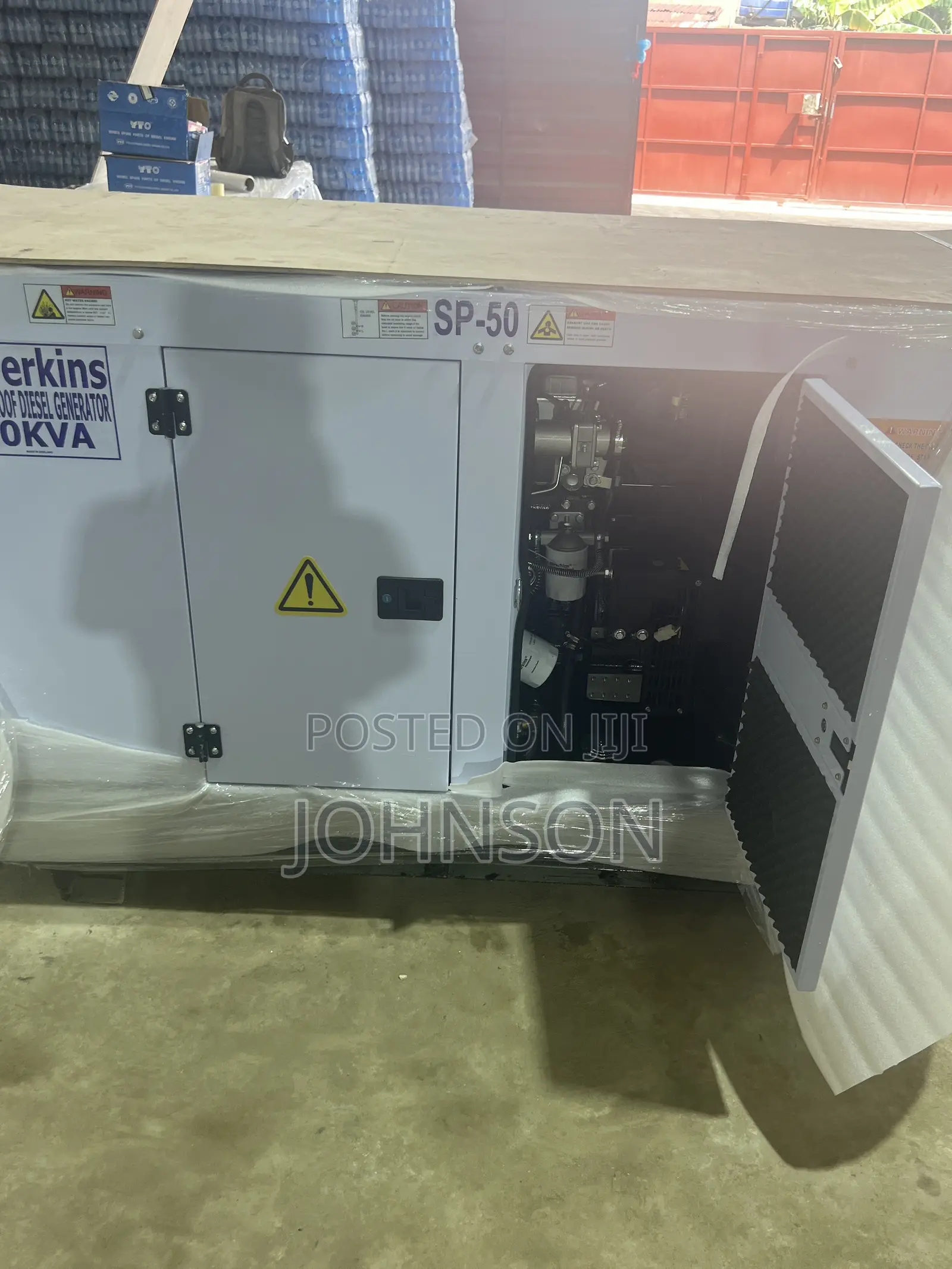 50kva UK  Perkins Soundproof Diesel Generator 100% Copper