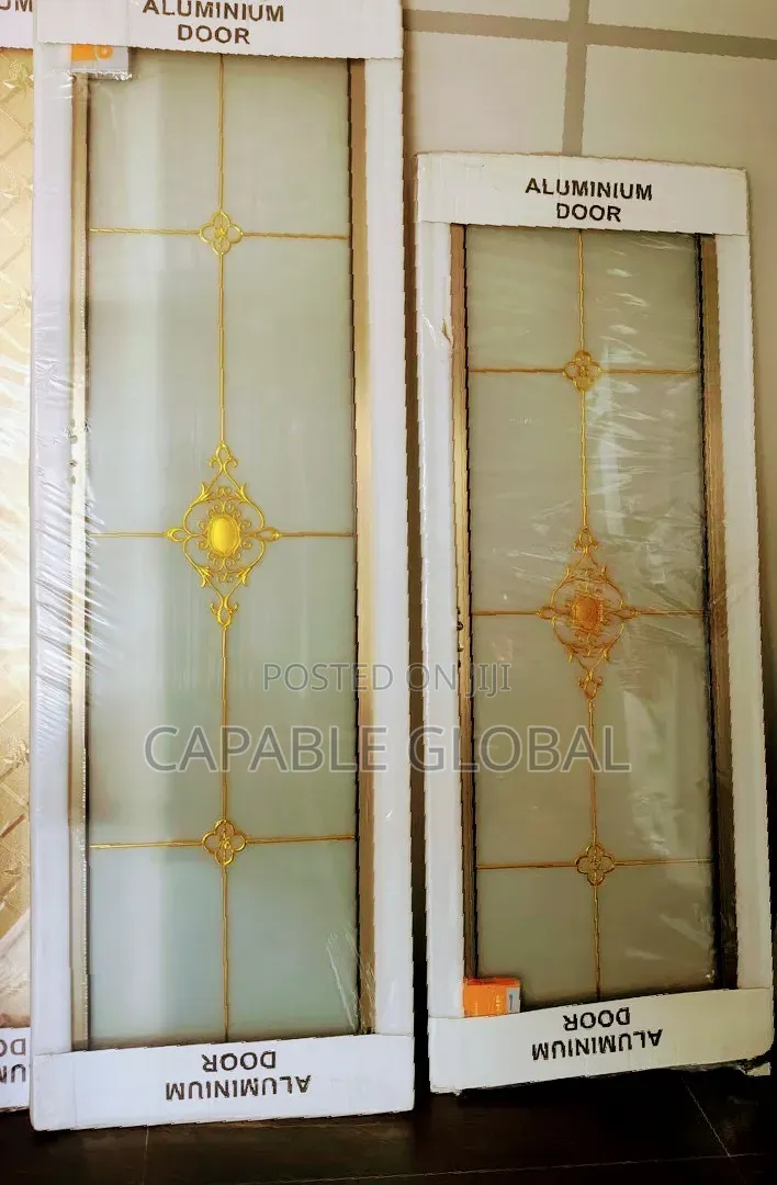 Grand Filigree Frosted Glass Door