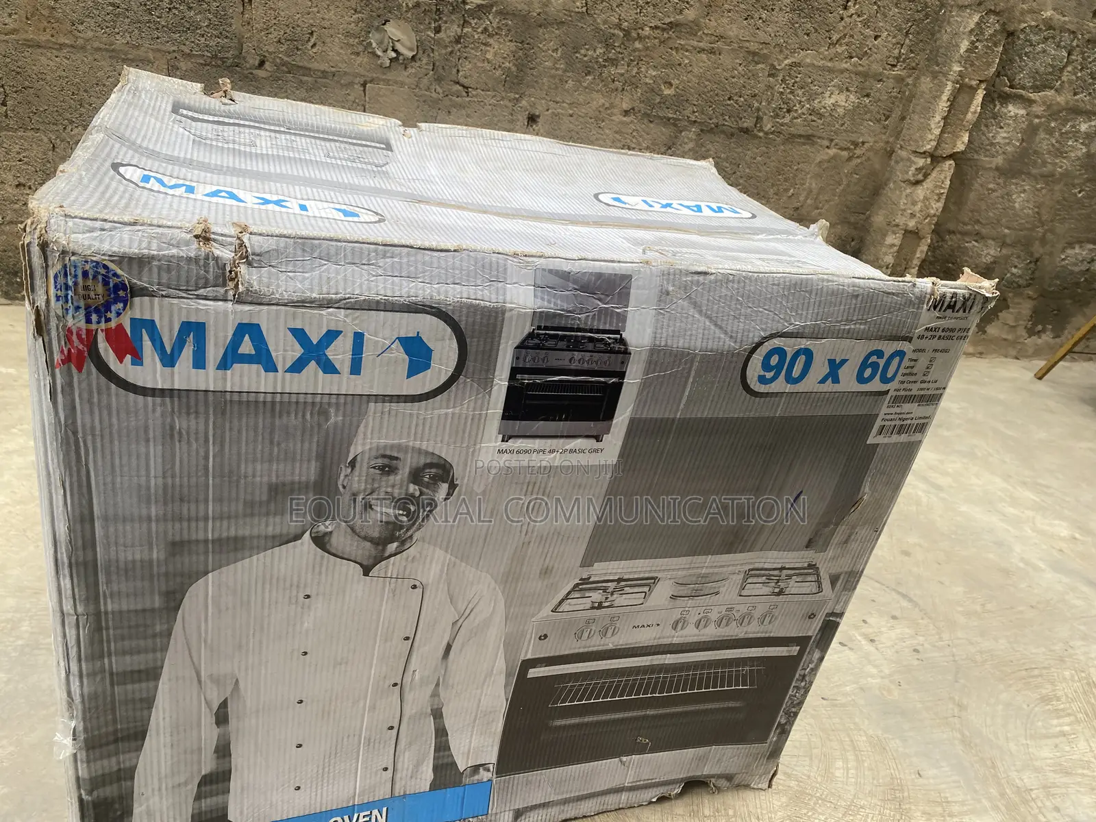 Maxi 60×90 4 Gas + 2 Electric Burner Cooker Model F9E42G2