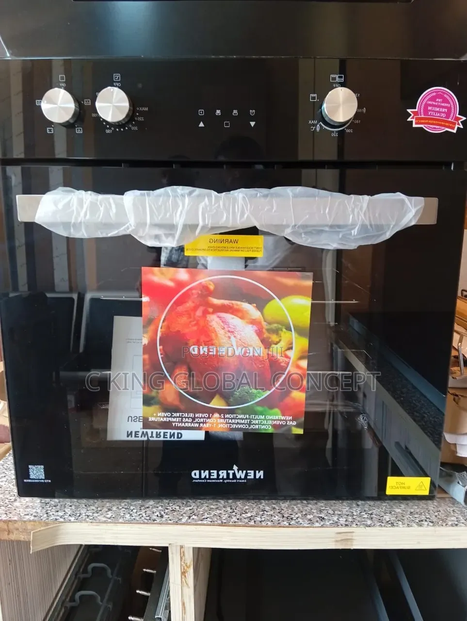 Brand New 2-in-1 Built-in Electric + Gas Oven With Convection