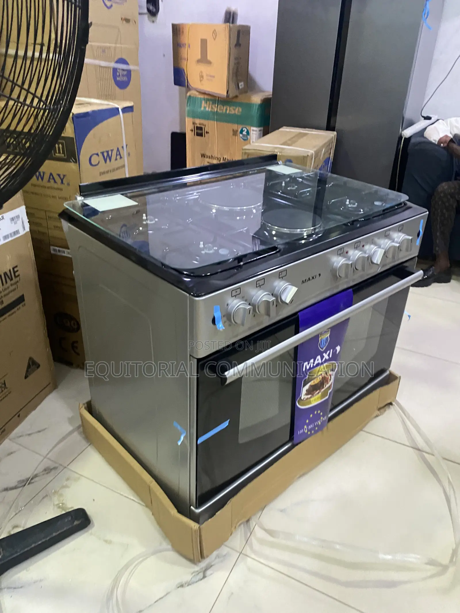 Maxi 60×90 F9E42G2 Cooker for Gas and Electric Meal Preparation