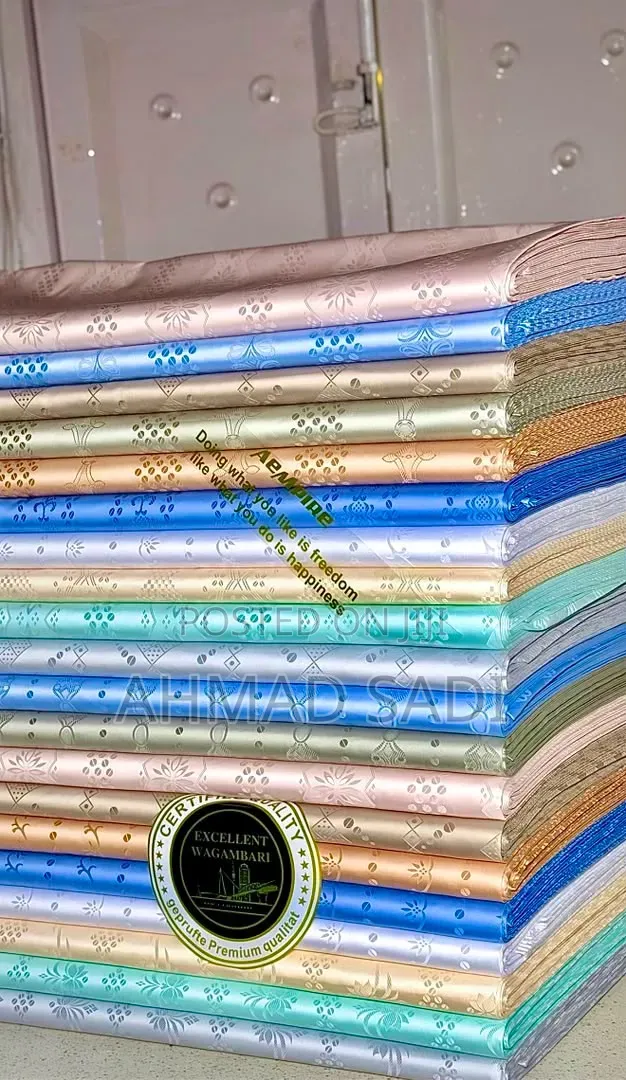 Excellent Wagambari Bazin Original 11k/Yard - 20 Colors - Kantin Kwari