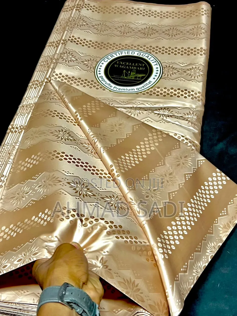 Excellent Wagambari Bazin Original 11k/Yard - 20 Colors - Kantin Kwari