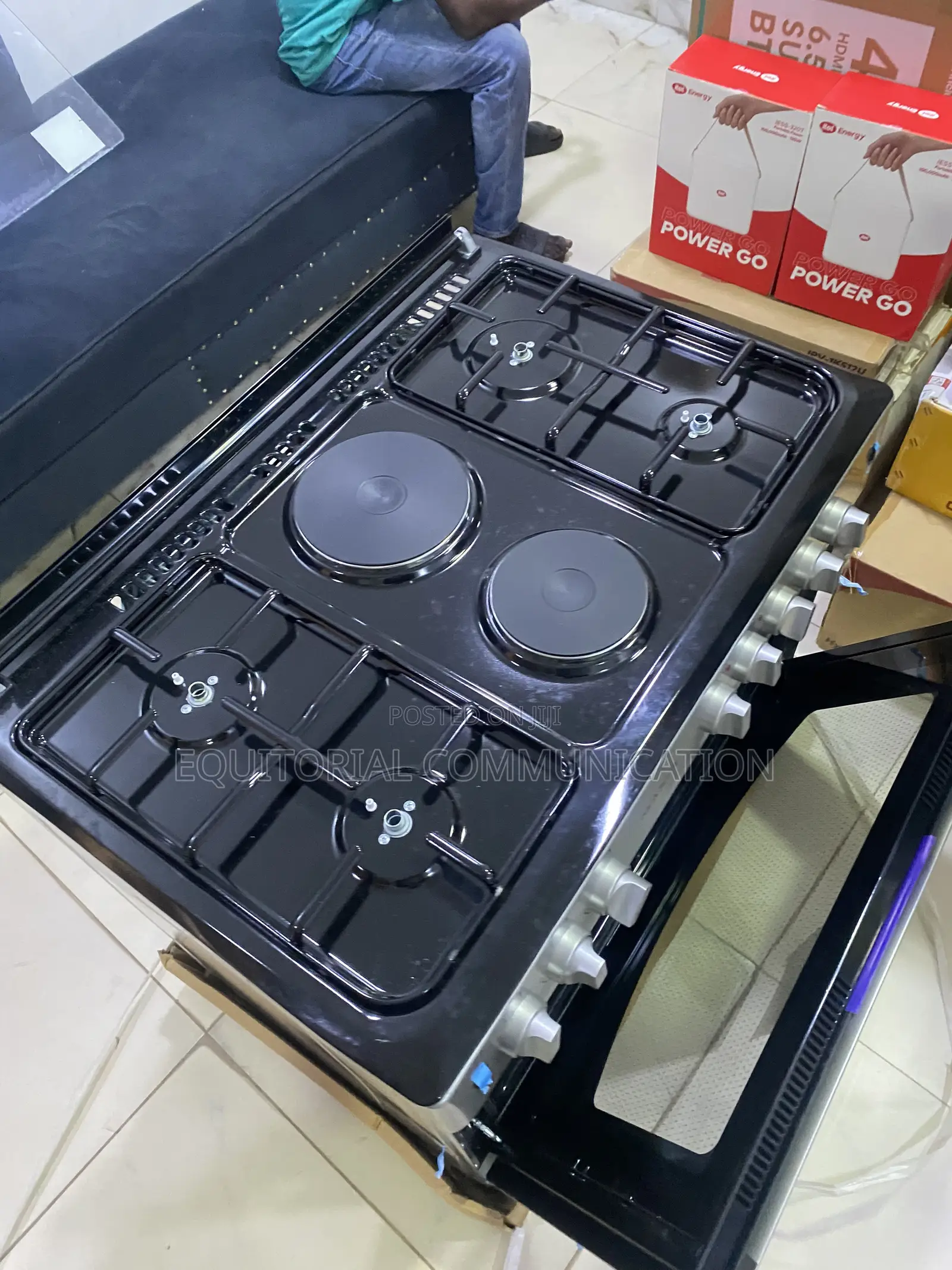 Maxi F9E42G2 60×90 Gas-Electric Range With Four Gas Burners