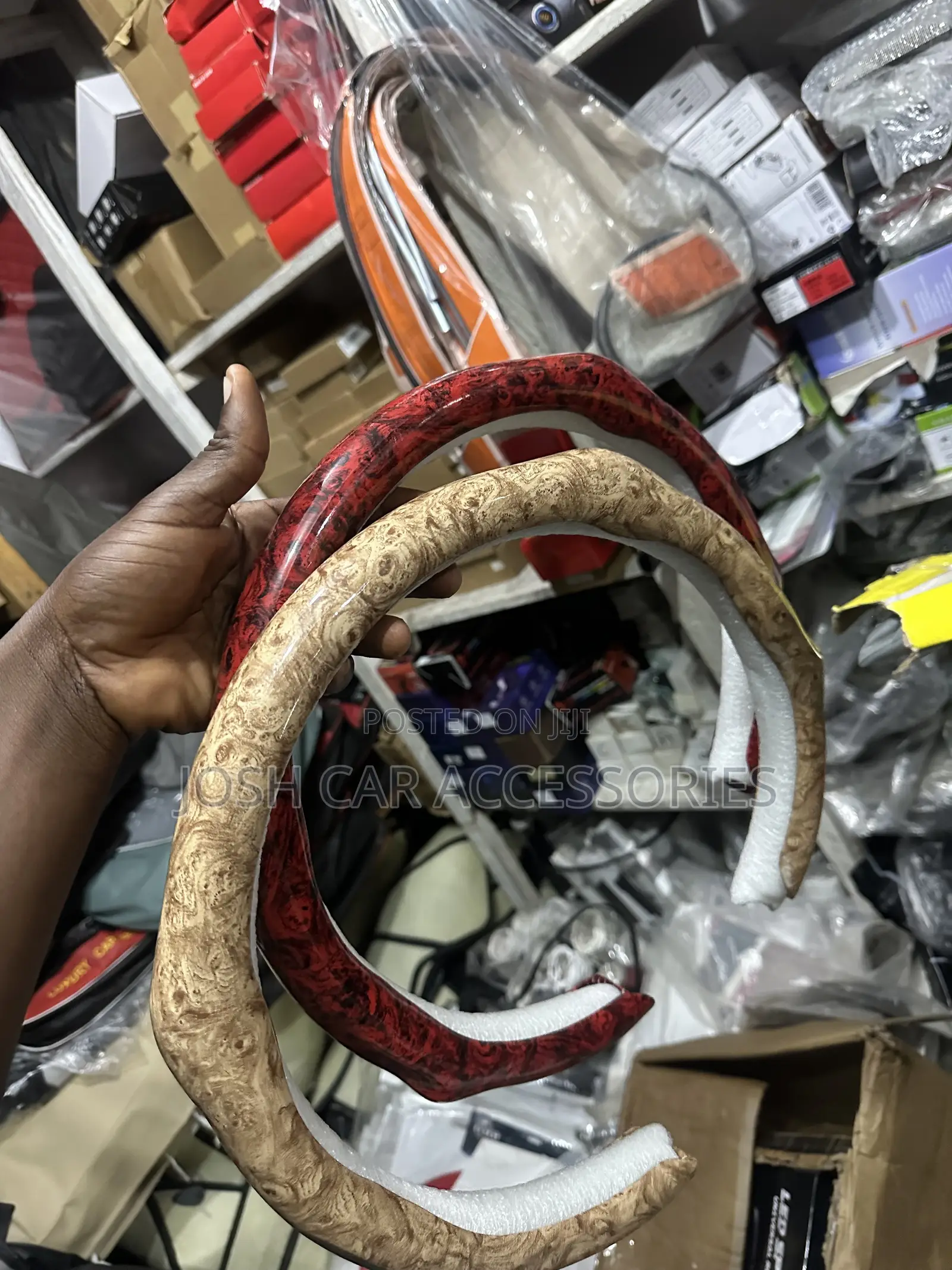 Universal Steering Wheel Cover Carbon Fiber