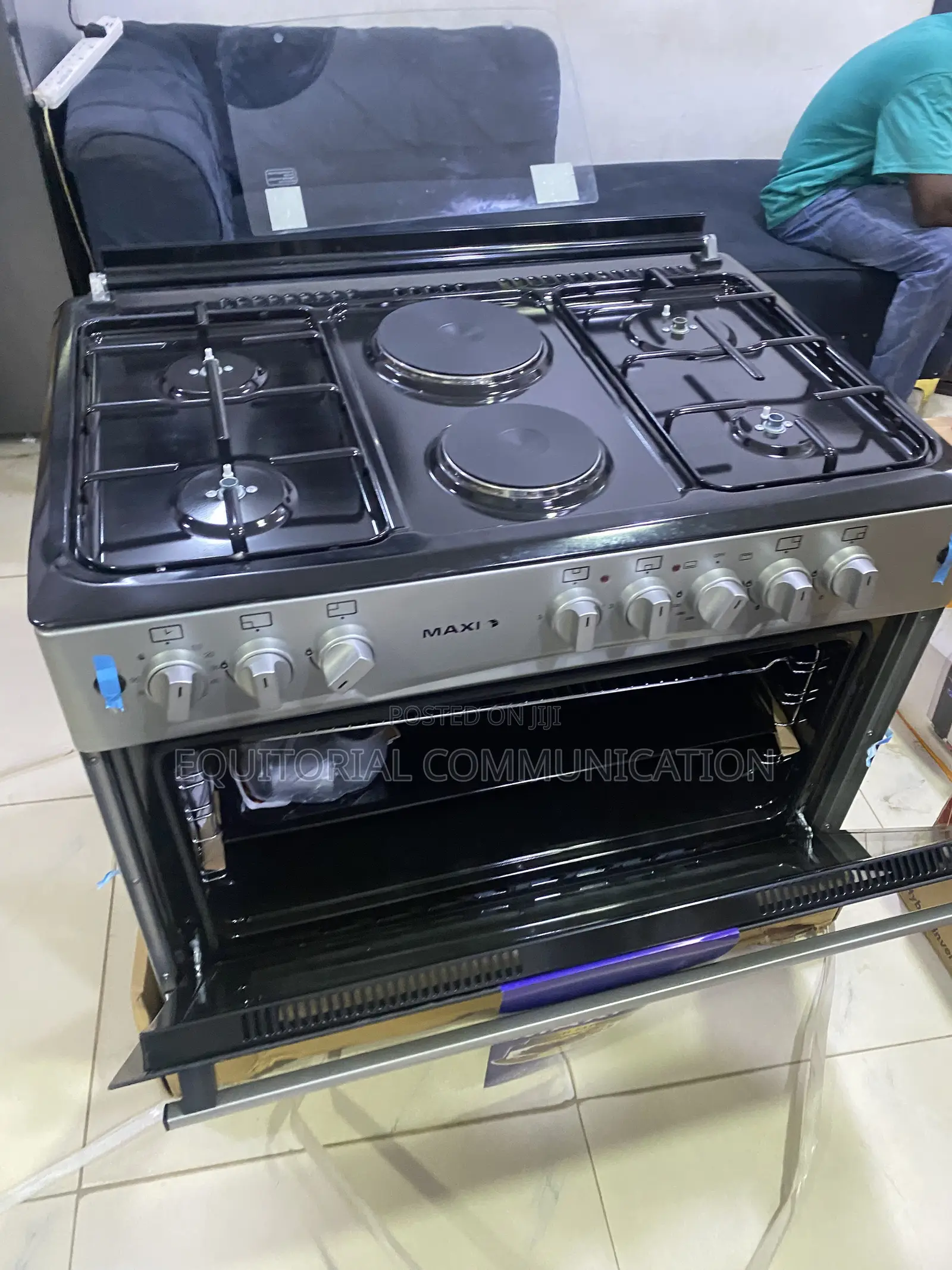 Maxi F9E42G2 Gas and Electric Cooking Range, 60×90 Cm