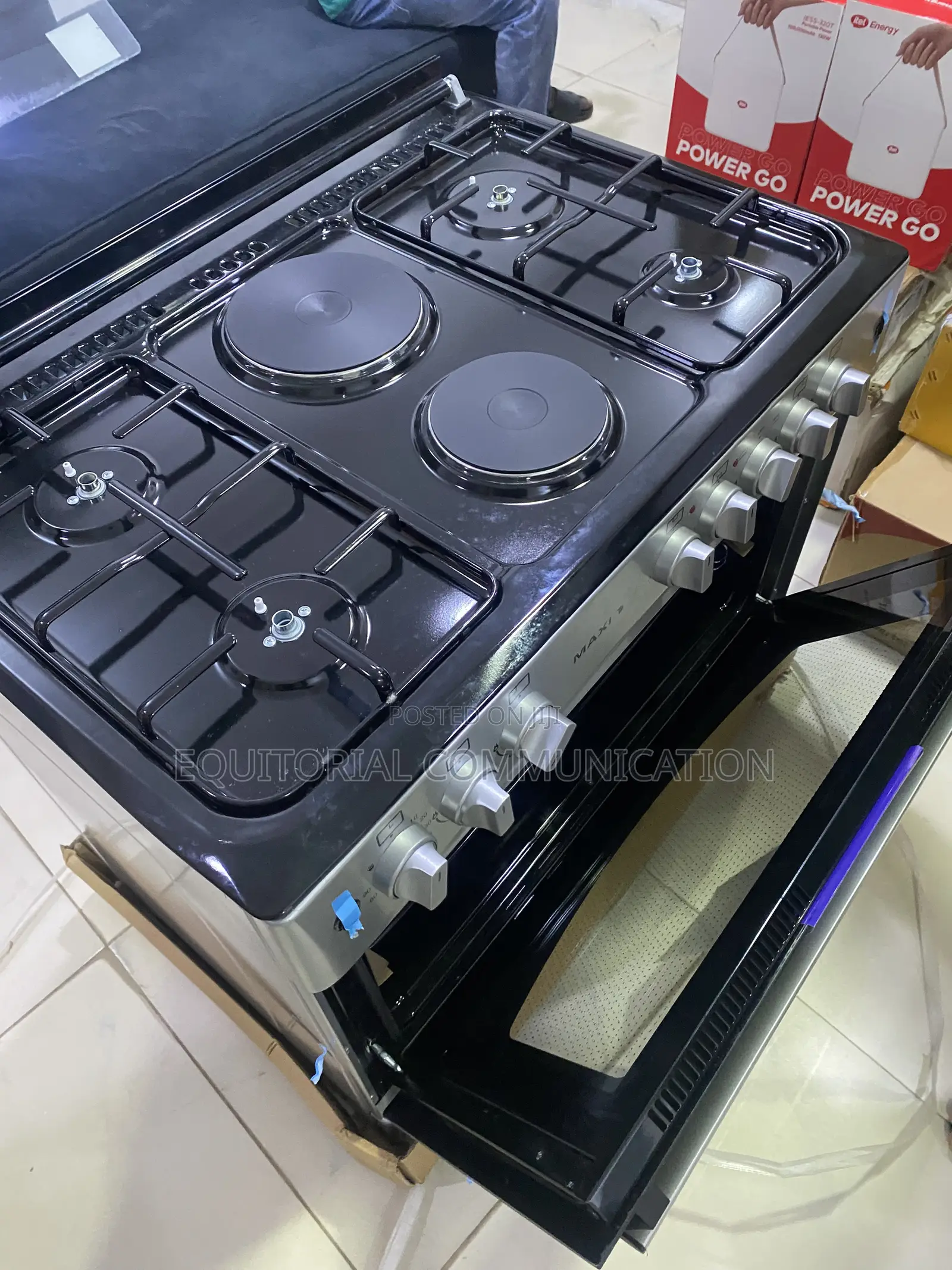 Maxi F9e42g2 Six-Zone Gas Electric Cooker 60×90