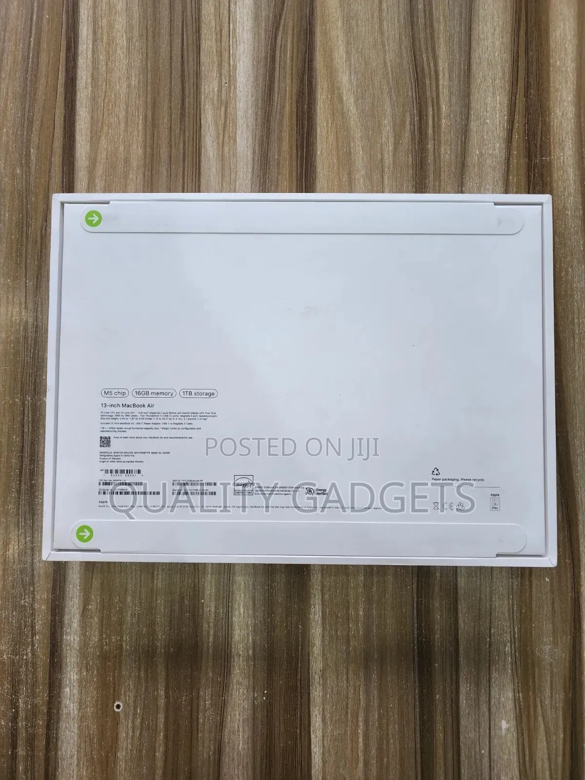 New Laptop Apple MacBook Air 2026 M5 16GB Apple M5 SSD 1T