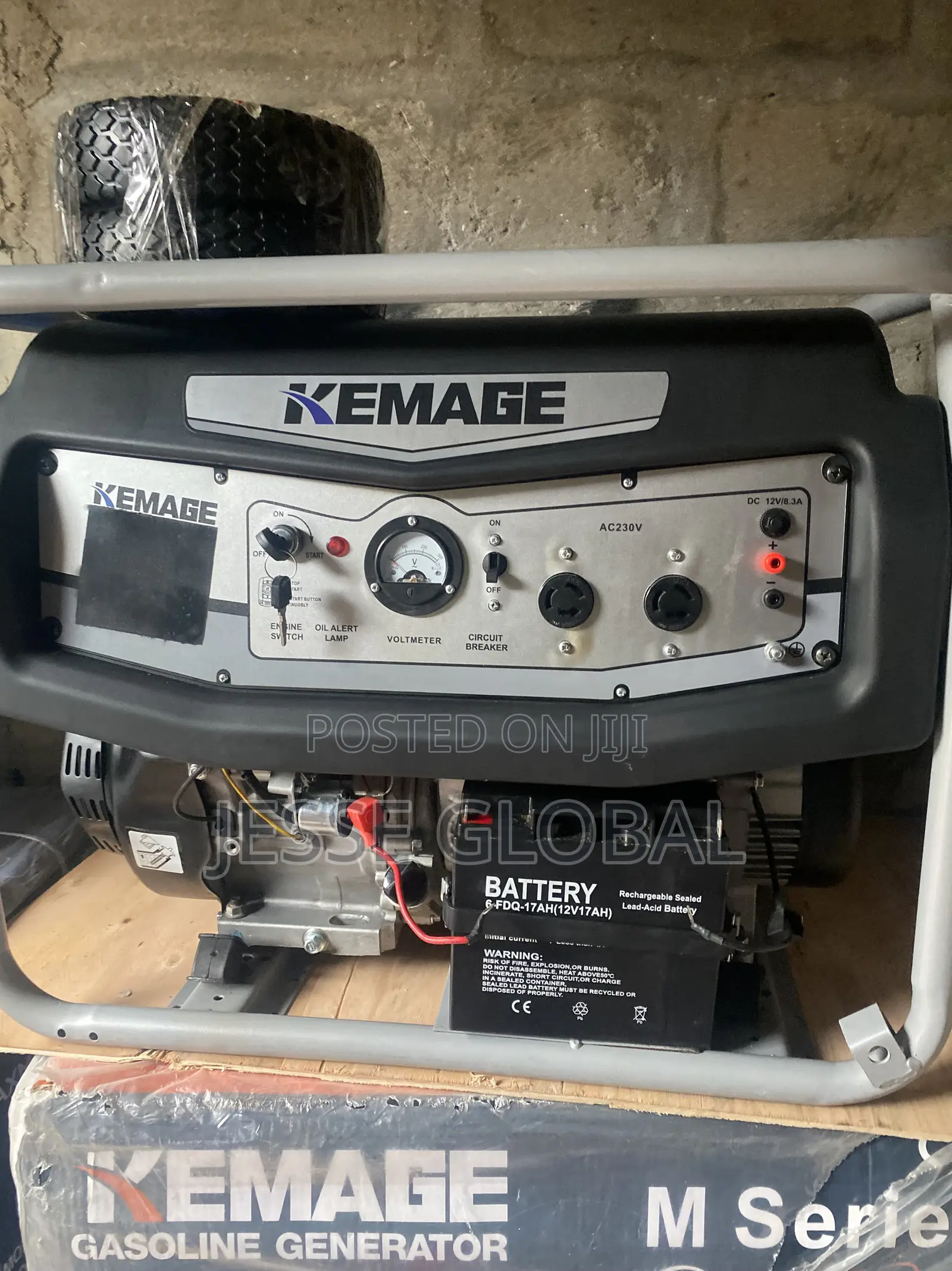 KEMAGE 7.5KVA Petrol Generator With Remote Control Start