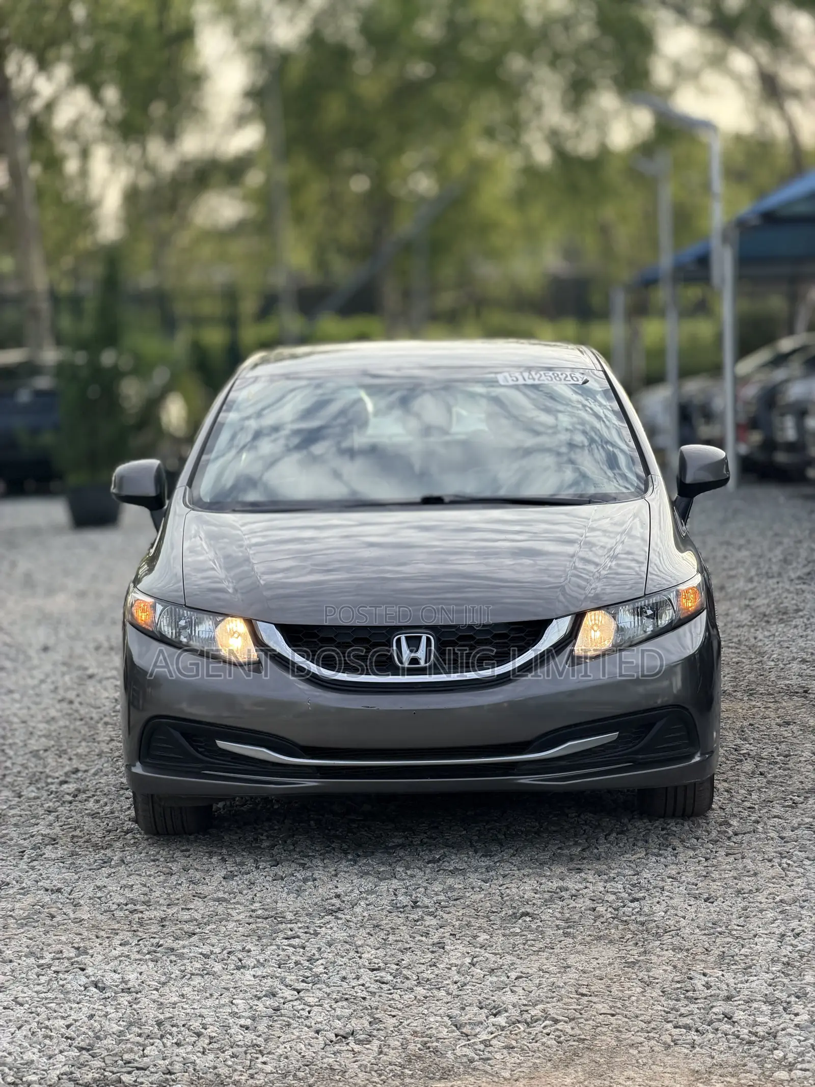 Honda Civic Sedan EX 2013 Gray