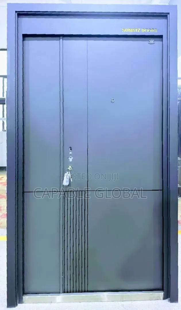 Sunatz Linear Grooved Slate Entrance Door