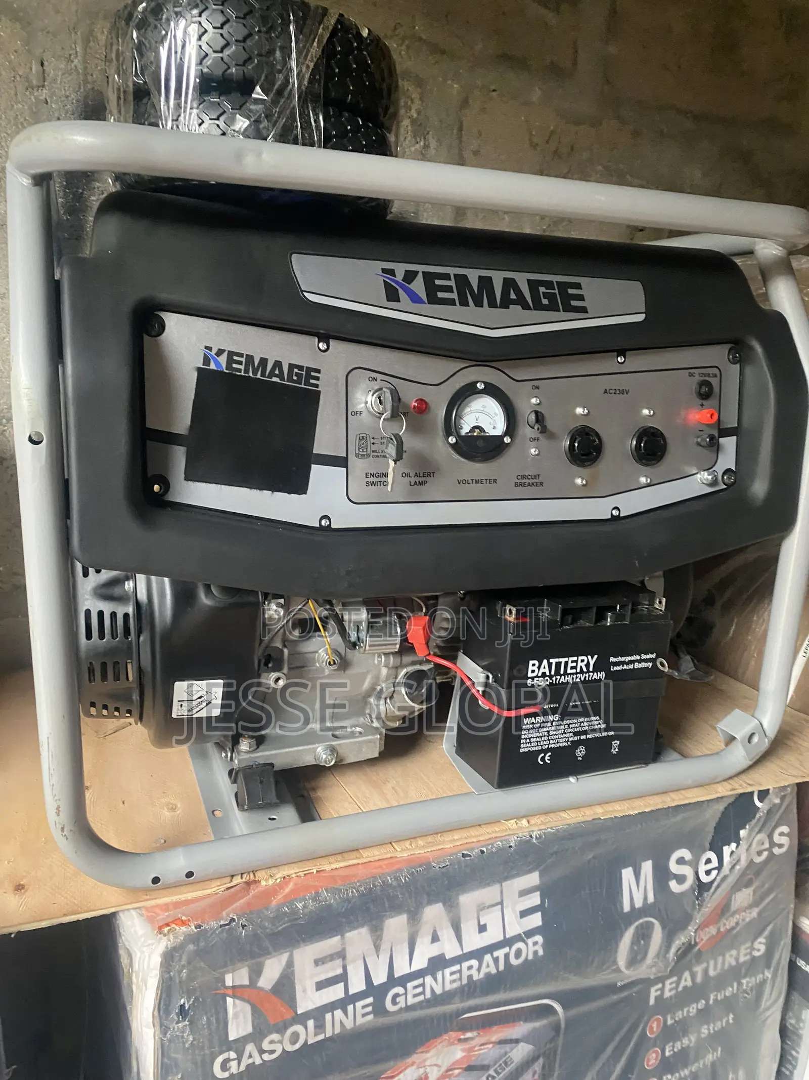 Brand New KEMAGE 7.5KVA Petrol Generator With Remote Starter