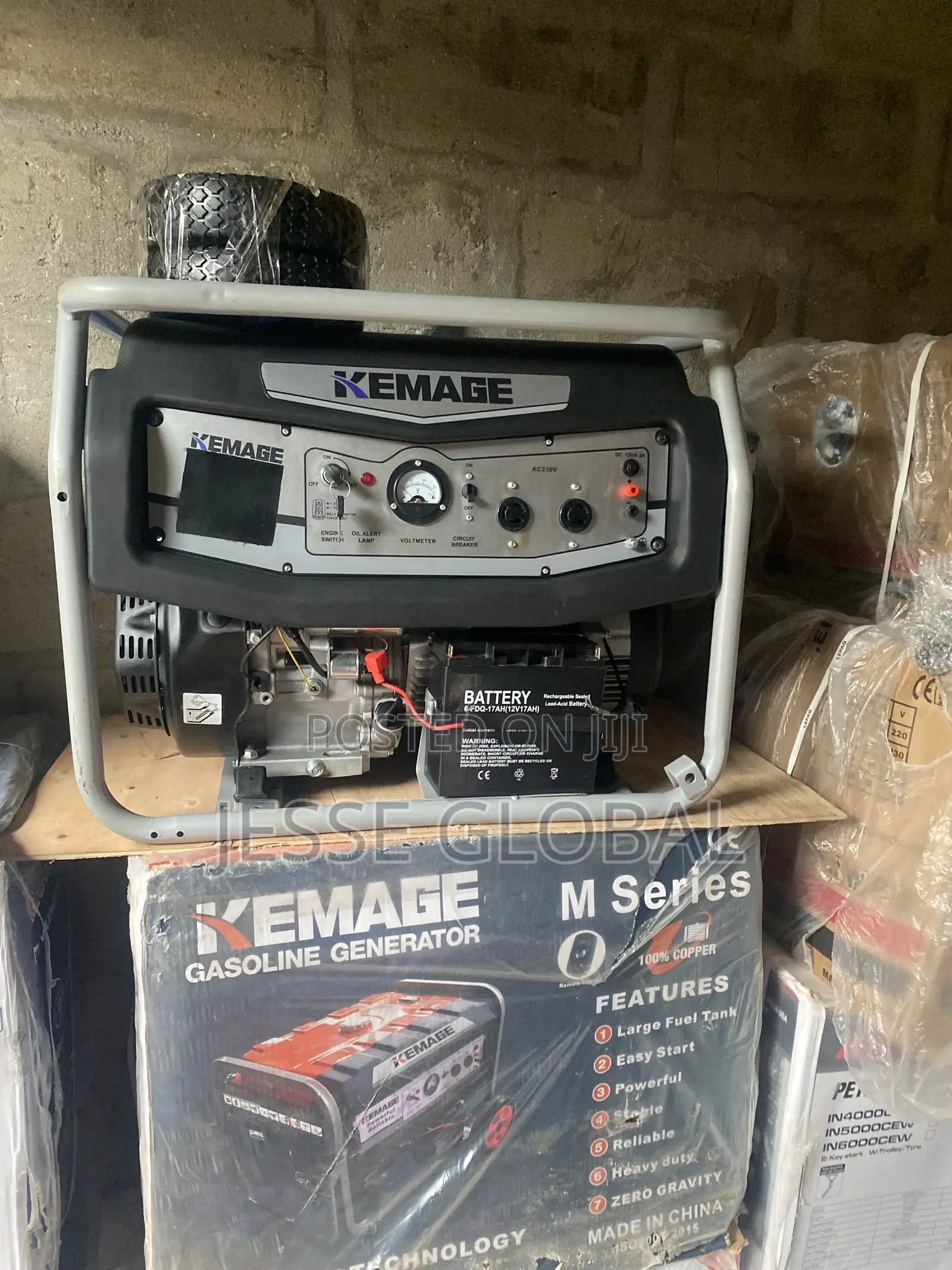 KEMAGE 7.5KVA Petrol Generator for Home and Office