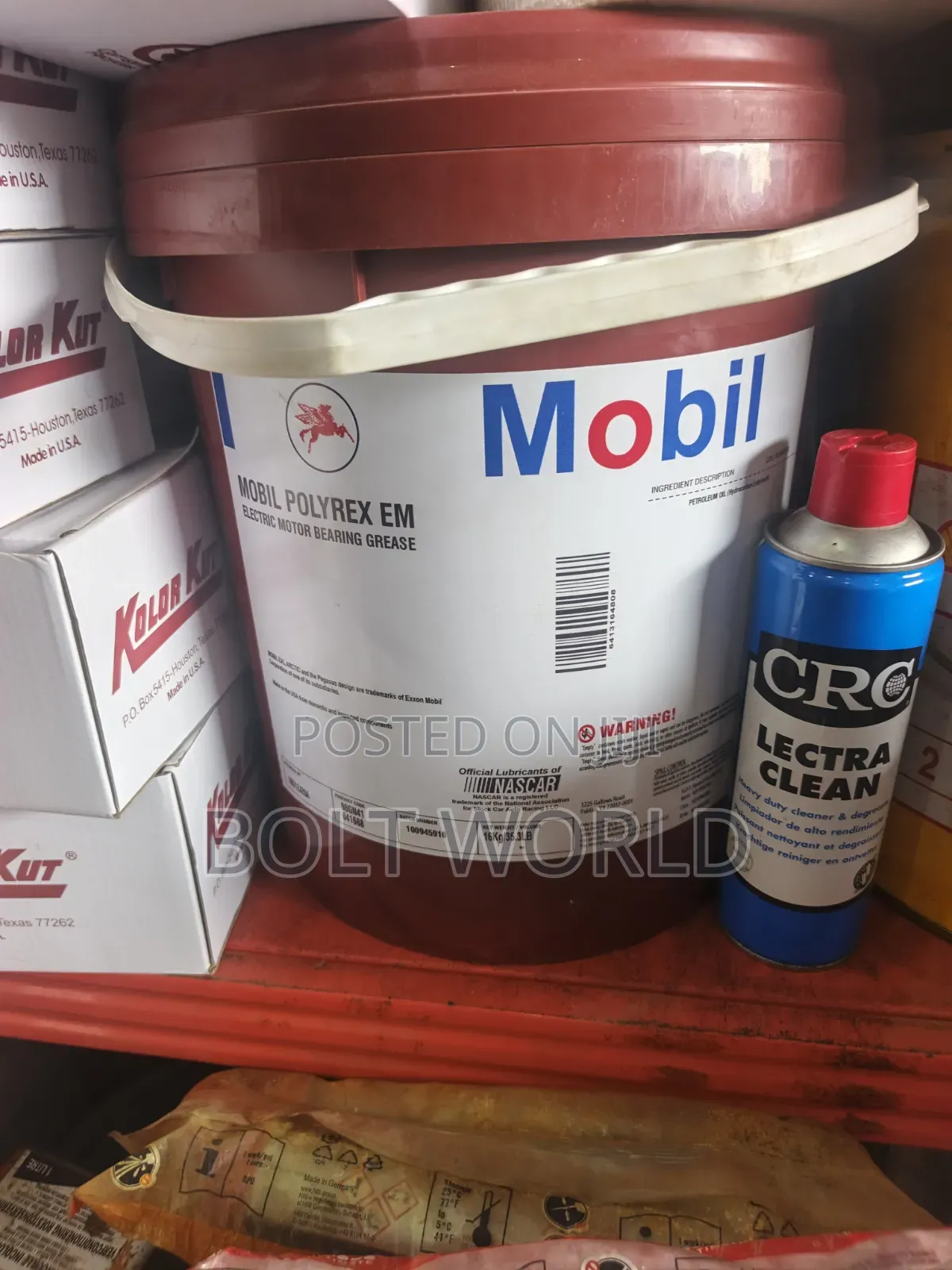 Mobil Polyrex Em Electric Motor Bearing Grease 18kg