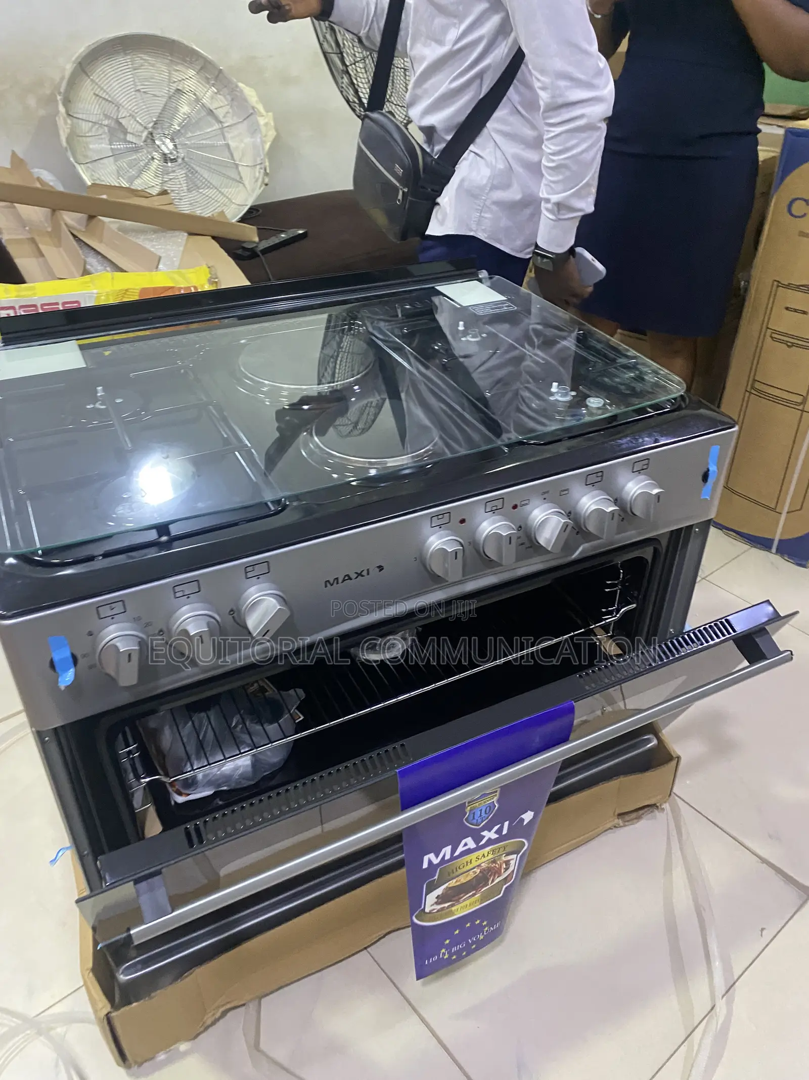 Maxi F9E42G2 Combined Gas-Electric Stove 60×90 With Oven