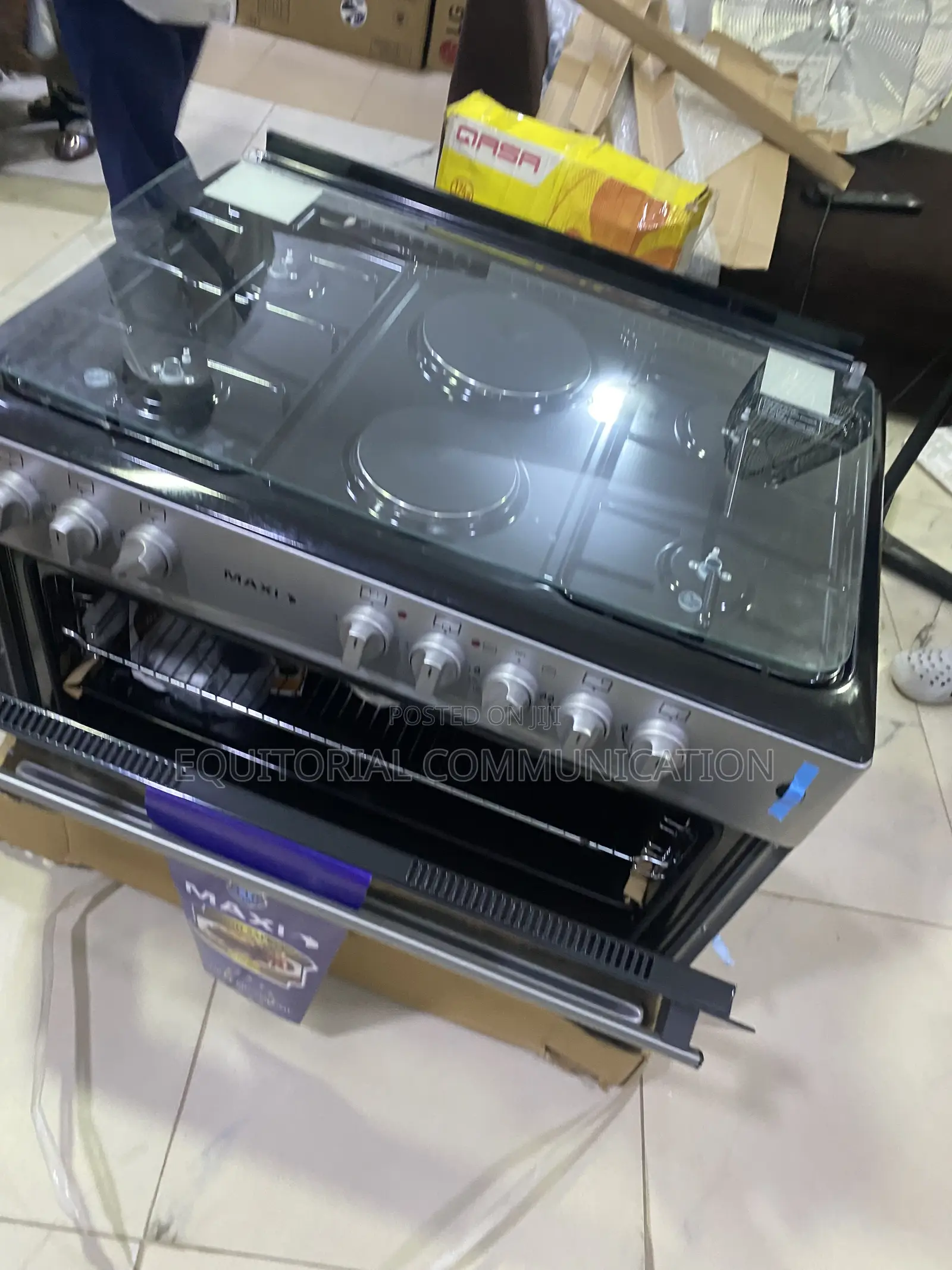 Maxi F9E42G2 60×90 Six-Burner-Configuration Cooker With Oven