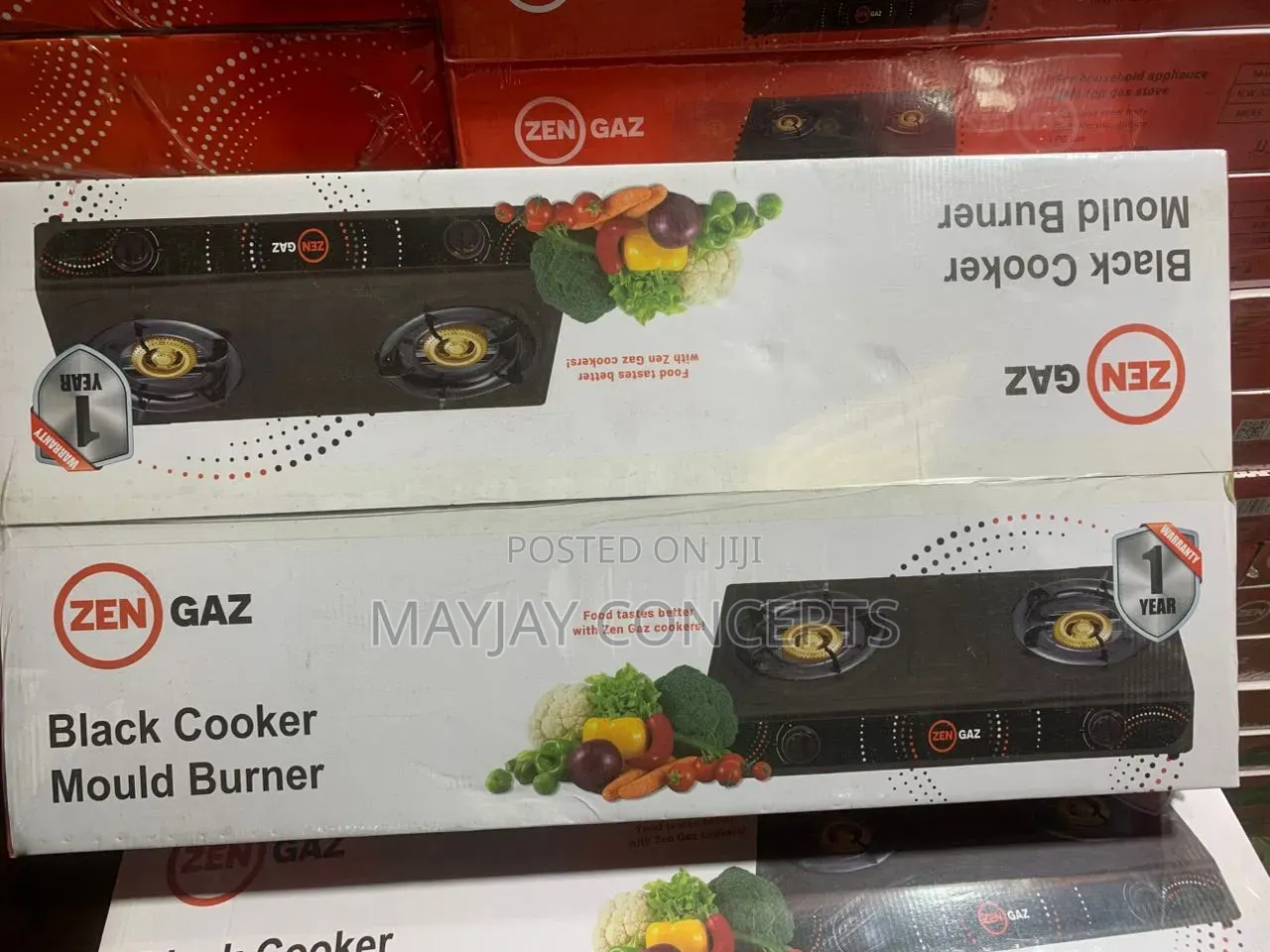 Zengaz Rustless Stainless Double Gas Cooker