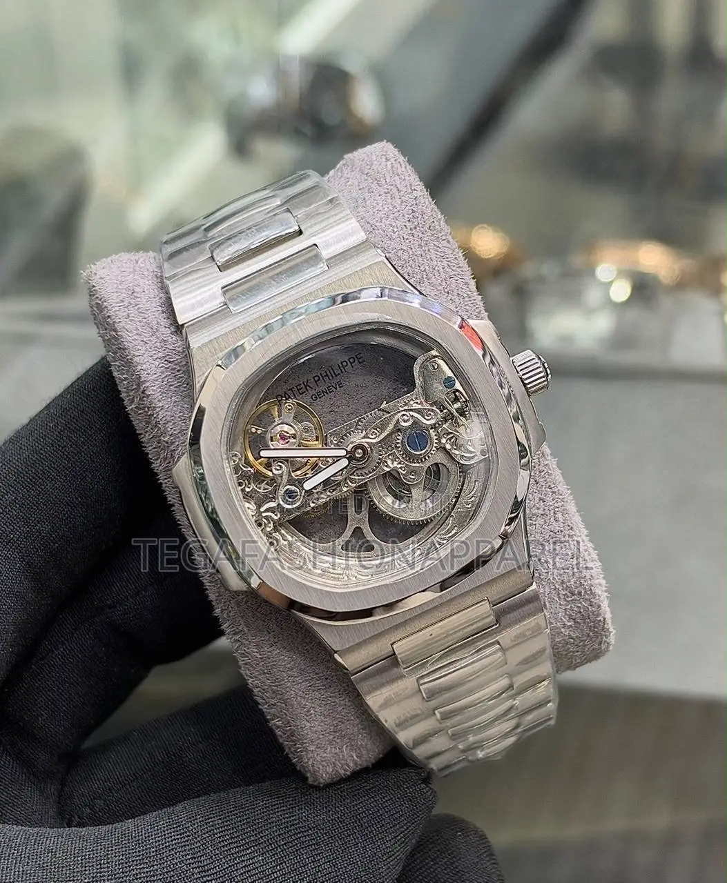 Patek Philippe Skeleton Transparent Mechanical Watch