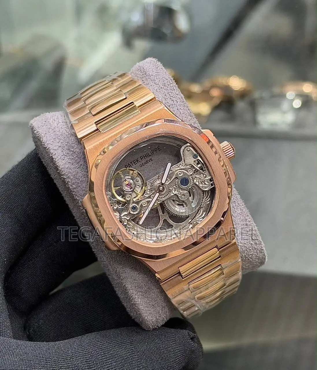 Patek Philippe Skeleton Transparent Mechanical Watch