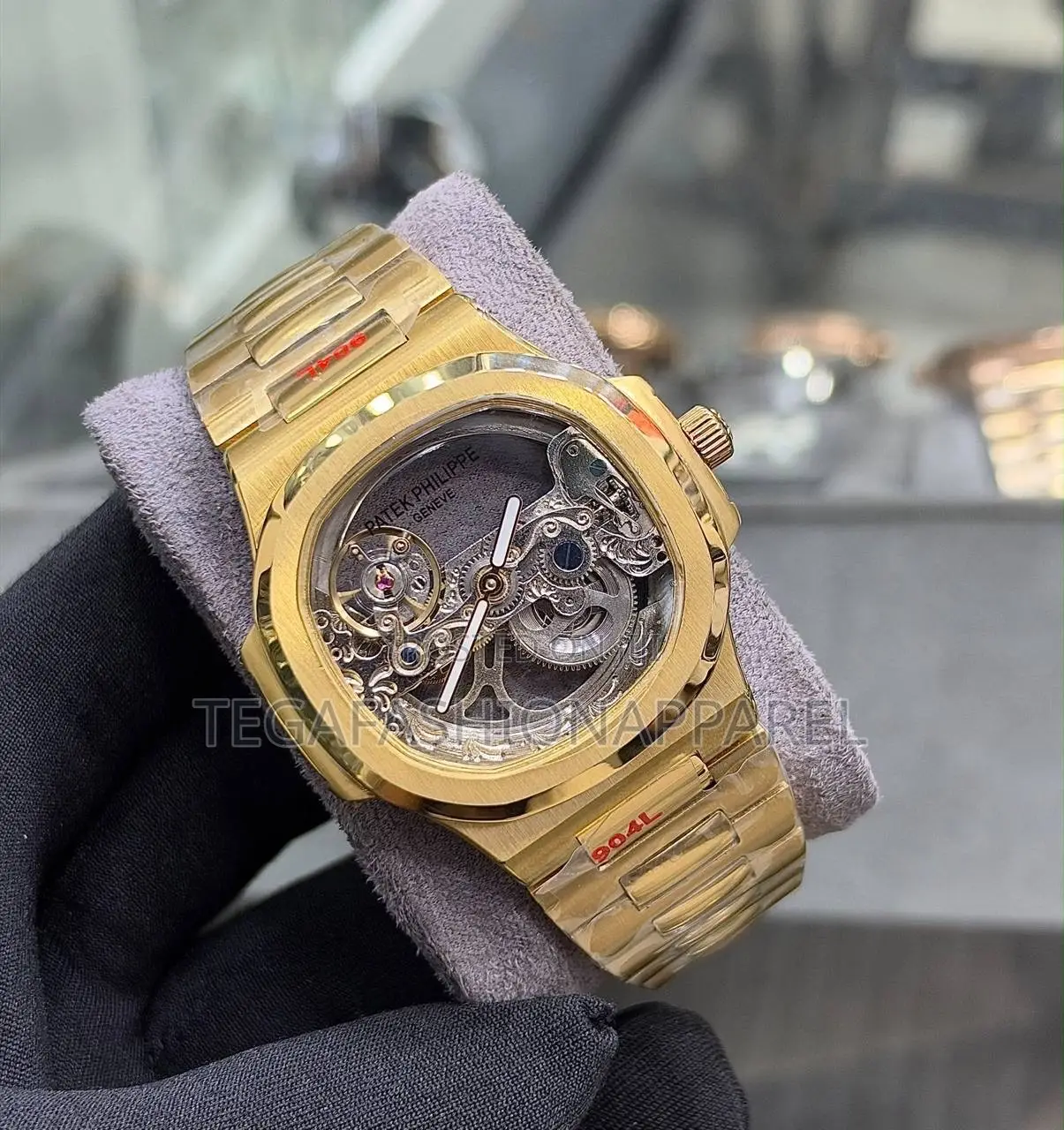 Patek Philippe Skeleton Transparent Mechanical Watch