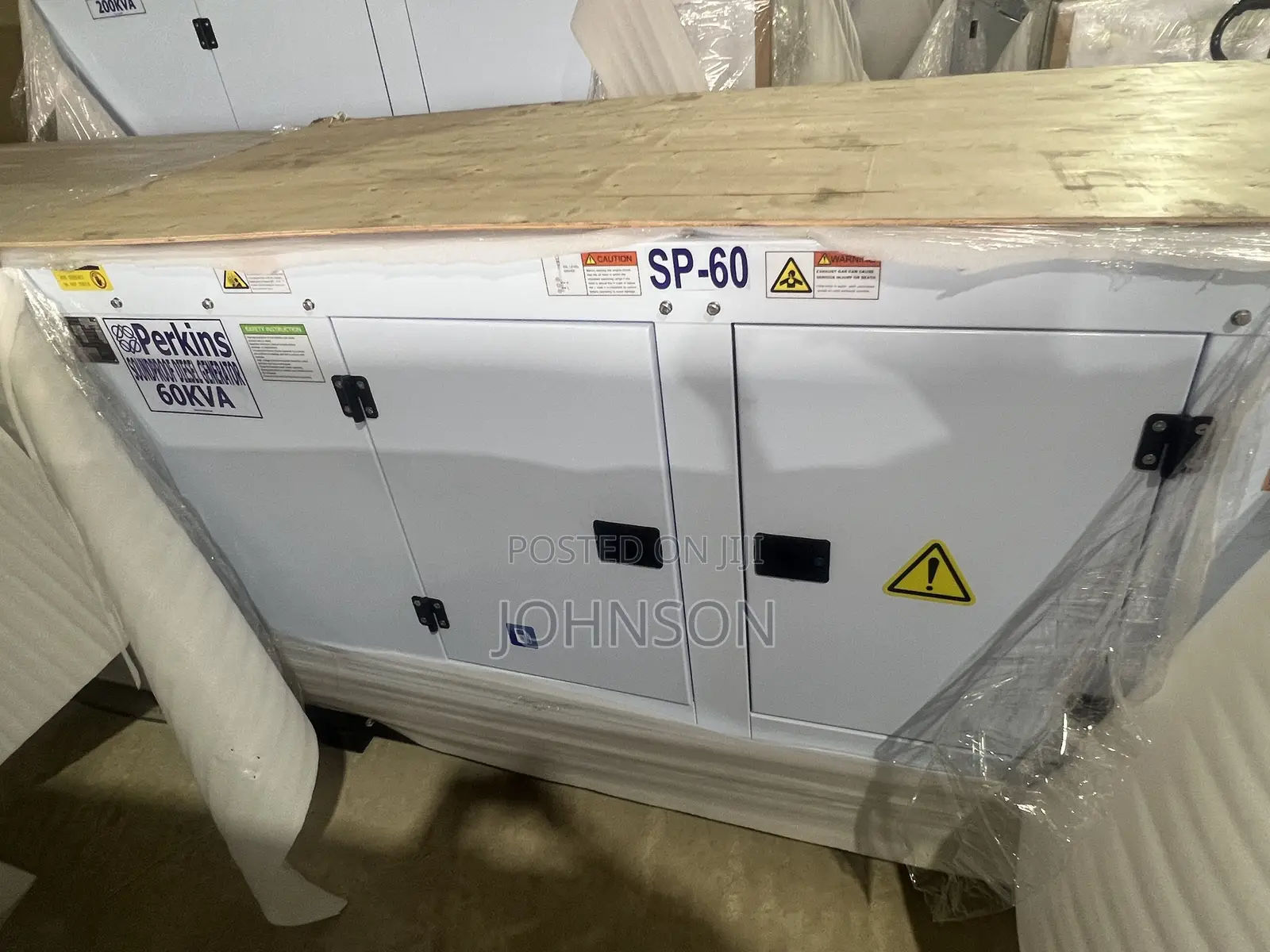 60kva UK Perkins Soundproof Diesel Generator 100% Copper, Brand New