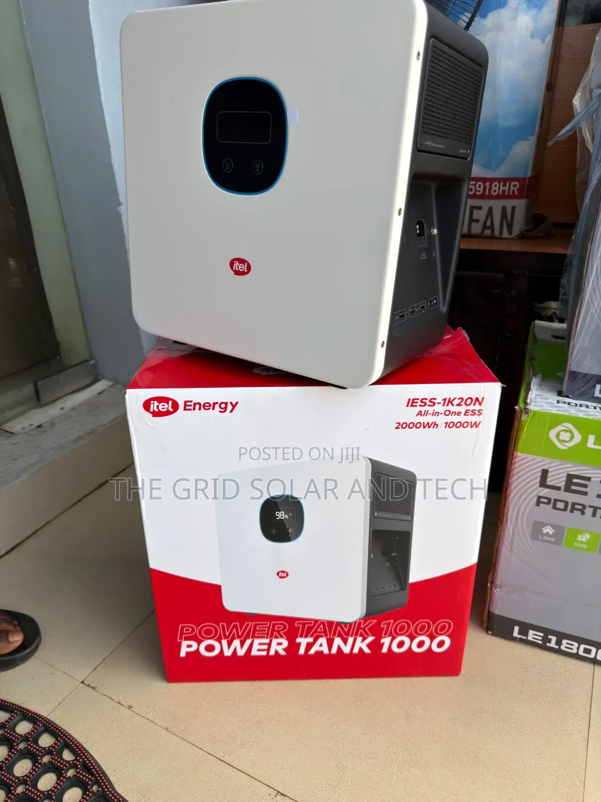  Original Brand New Itel Power Tank 1000 Solar Generator