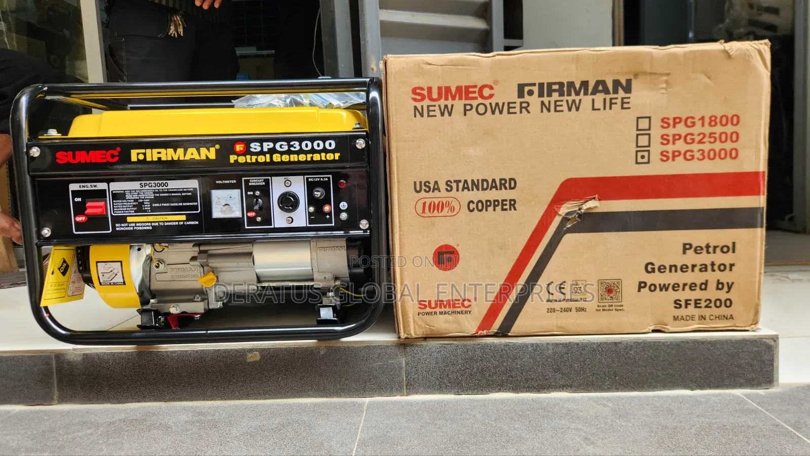 Sumec Firman SPG3000 Original Petrol Generator