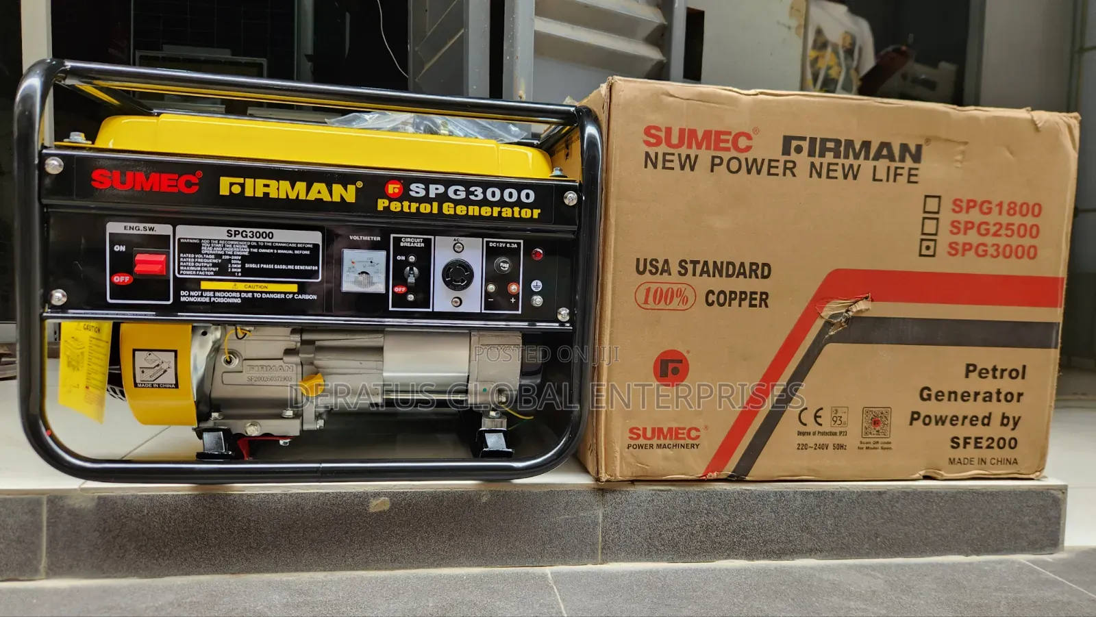 Sumec Firman 3KVA Generator for Home,Shop and Office