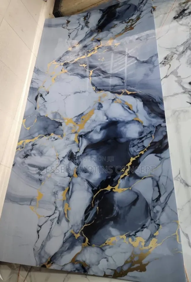 PVC UV Marble Sheet Good for Furniture Takeover&Interior Wall Cladding