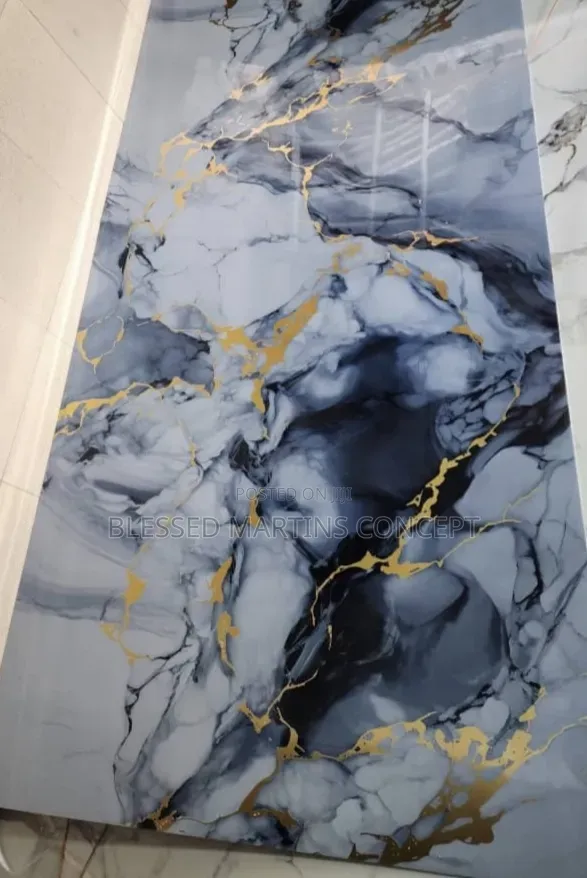 PVC UV Marble Sheet Good for Furniture Takeover&Interior Wall Cladding