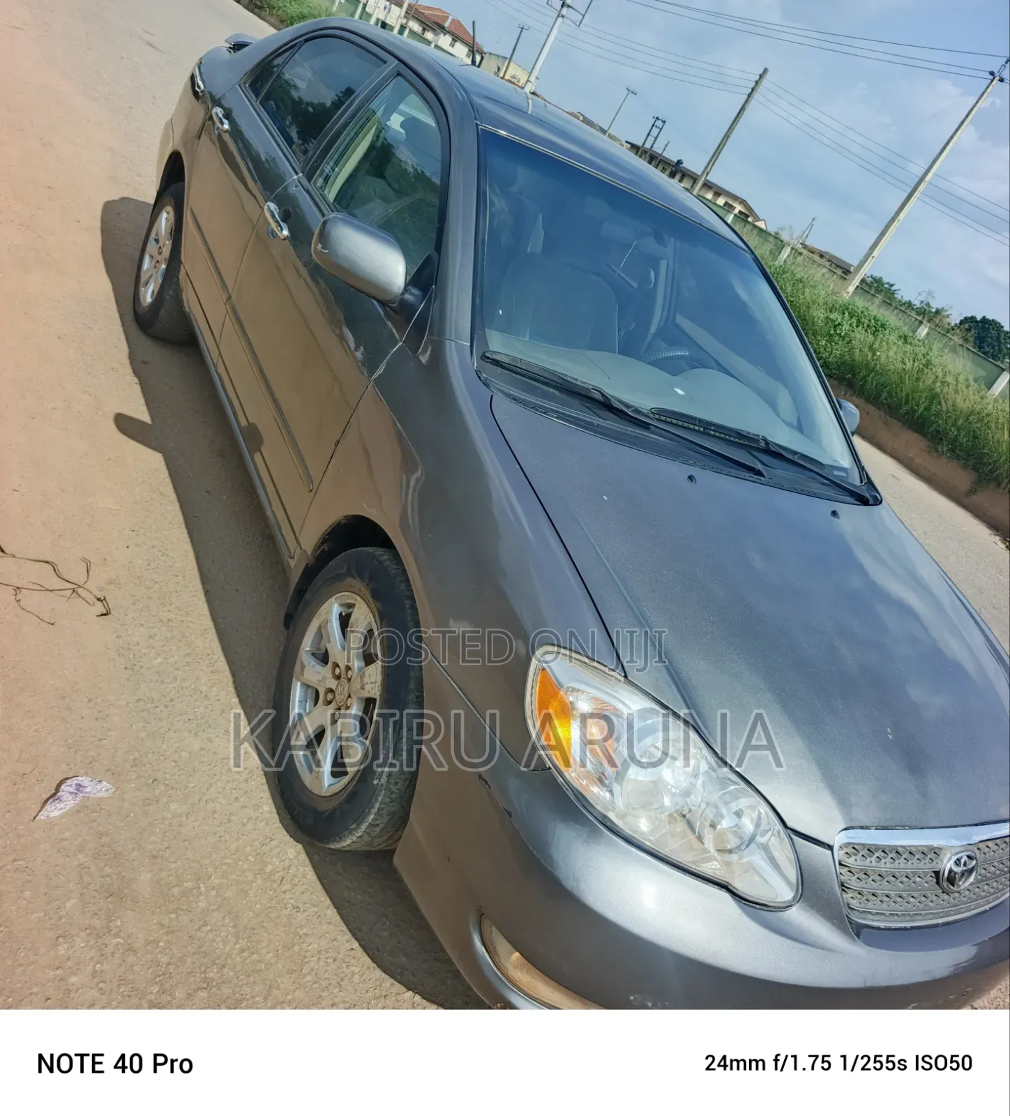 Toyota Corolla 2005 Gray